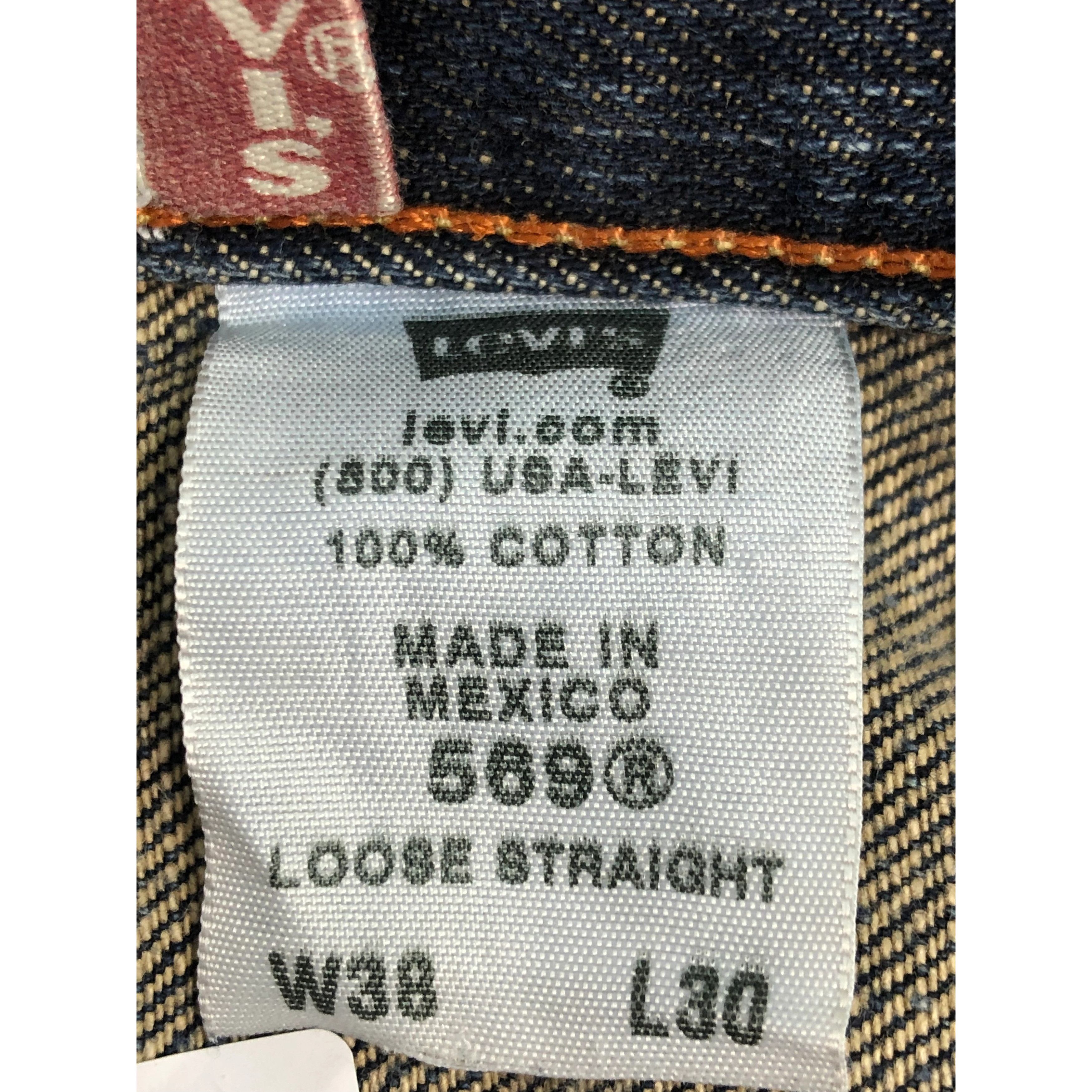 Levi's Vintage Levis 569 Distressed Jeans DP0505 Size US 41 - 7 Thumbnail