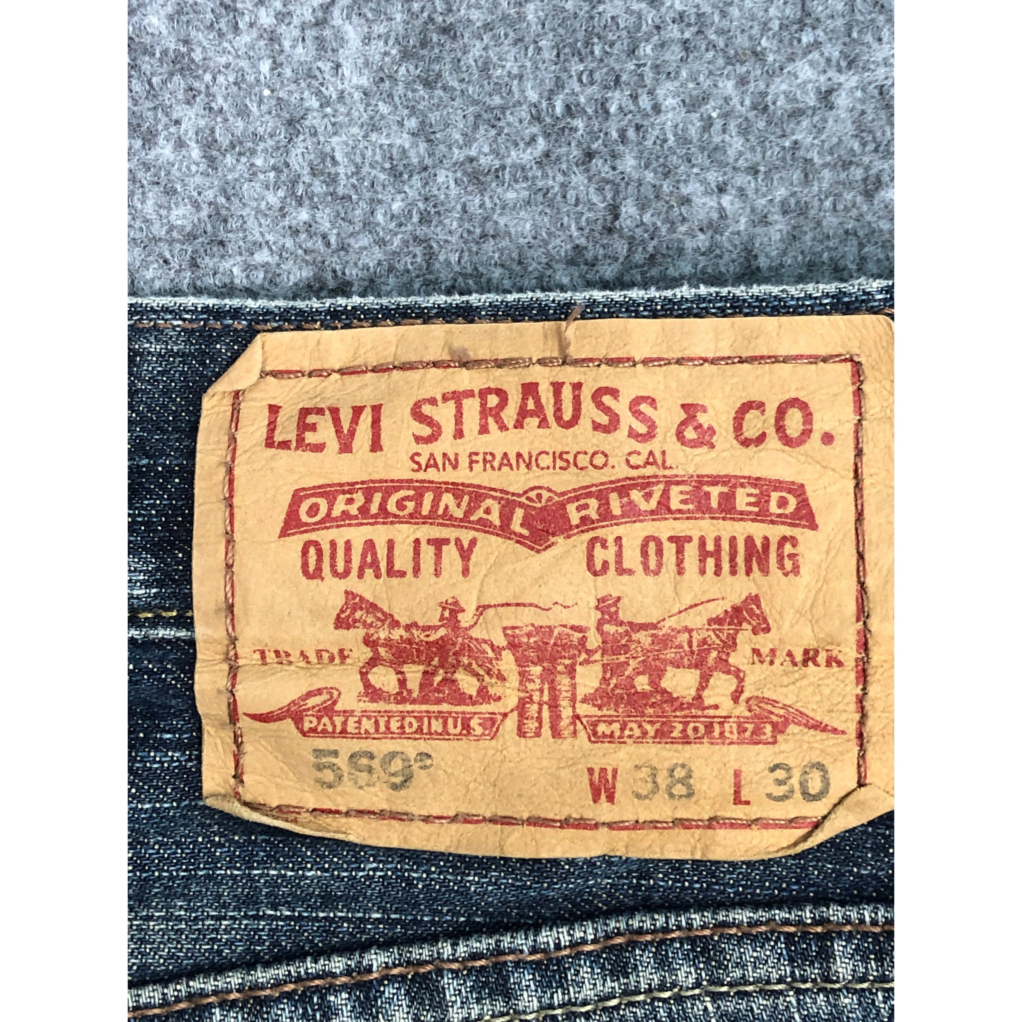 Levi's Vintage Levis 569 Distressed Jeans DP0505 Size US 41 - 5 Thumbnail