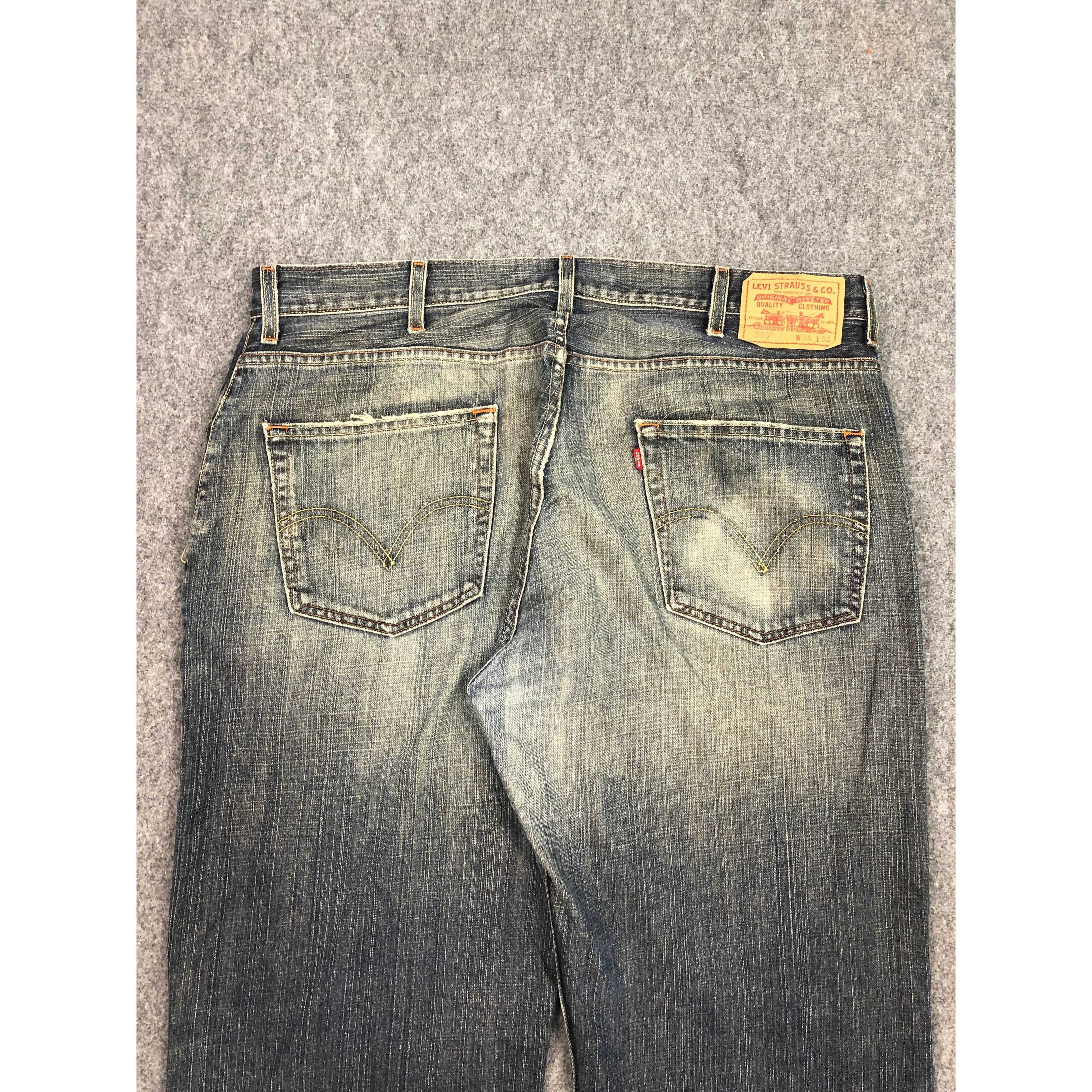 Levi's Vintage Levis 569 Distressed Jeans DP0505 Size US 41 - 4 Thumbnail