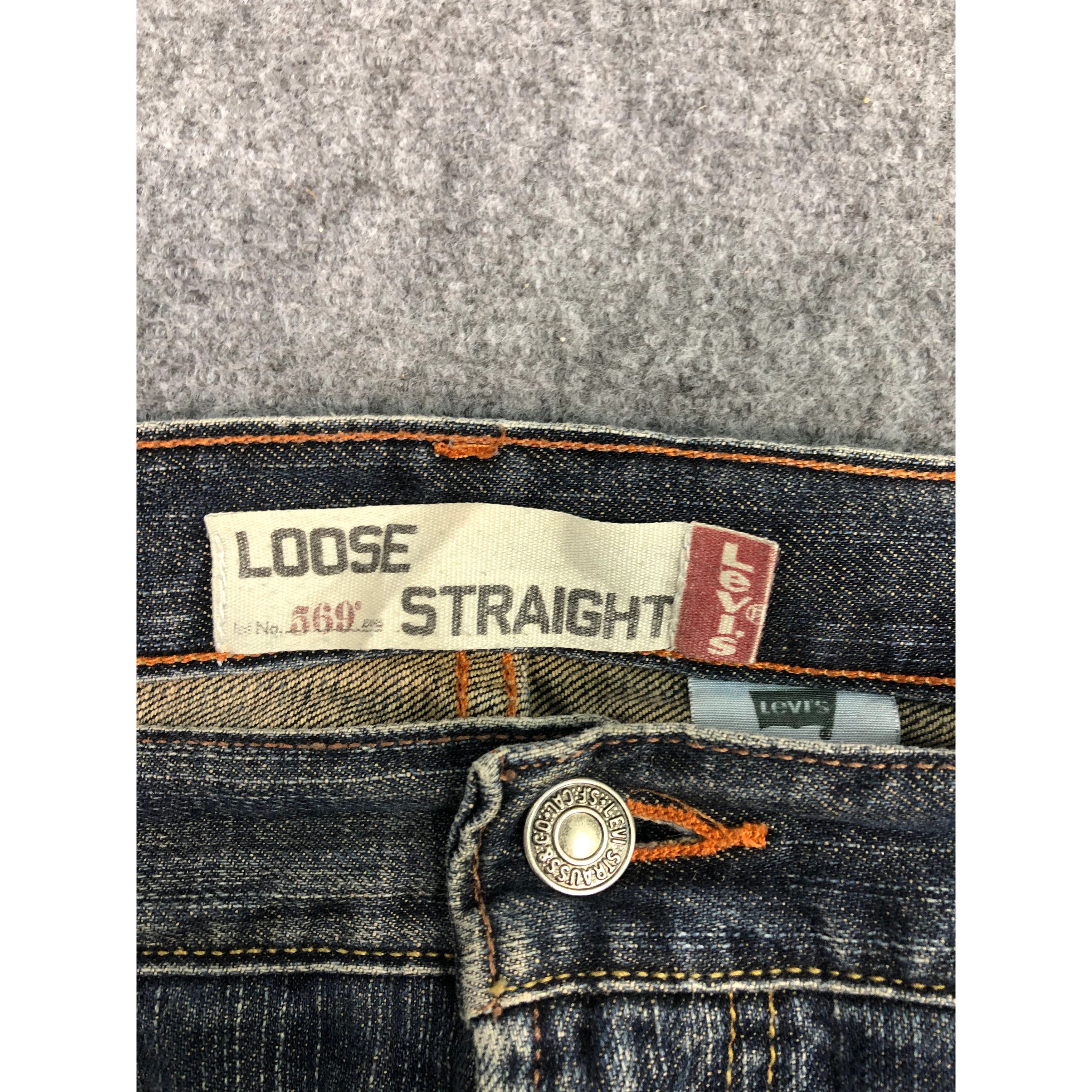 Levi's Vintage Levis 569 Distressed Jeans DP0505 Size US 41 - 6 Thumbnail
