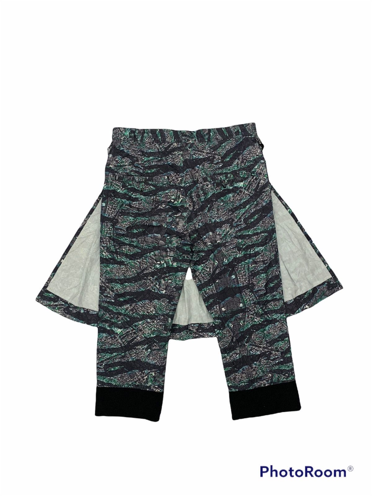 Japanese Brand Paradox three quarter pants overprint street fashion style Size US 31 - 4 Thumbnail