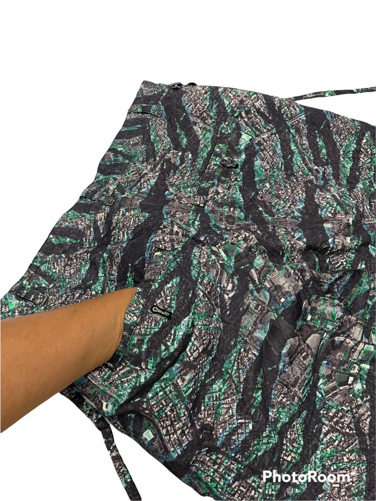 Japanese Brand Paradox three quarter pants overprint street fashion style Size US 31 - 5 Thumbnail