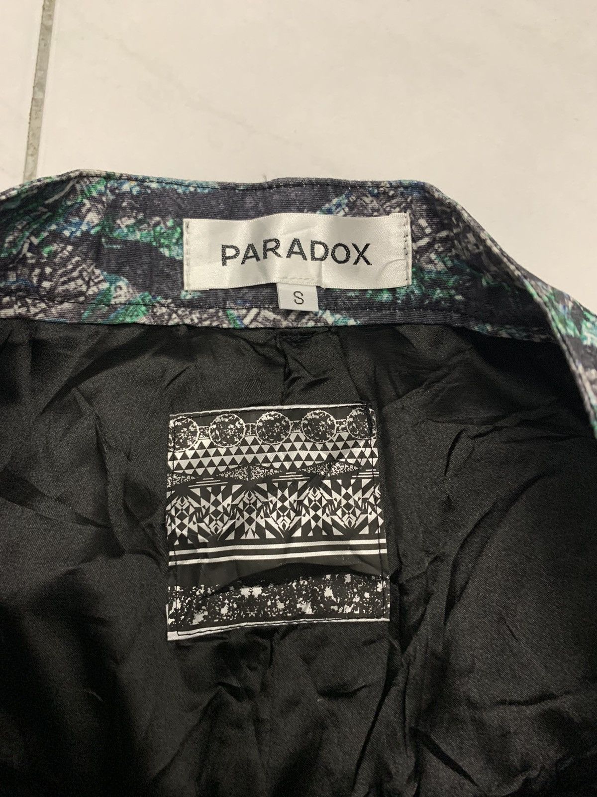 Japanese Brand Paradox three quarter pants overprint street fashion style Size US 31 - 11 Thumbnail
