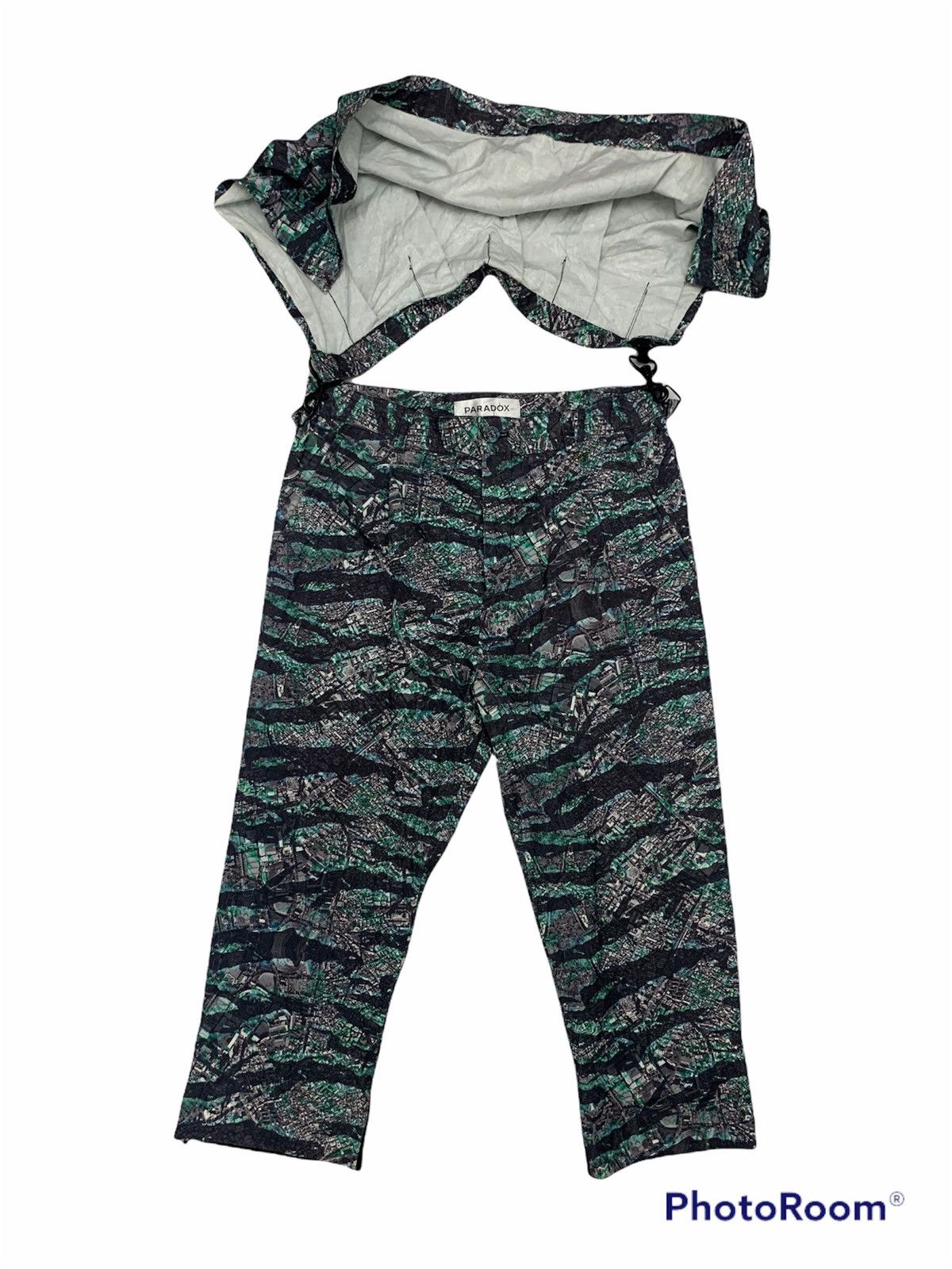 Japanese Brand Paradox three quarter pants overprint street fashion style Size US 31 - 1 Thumbnail