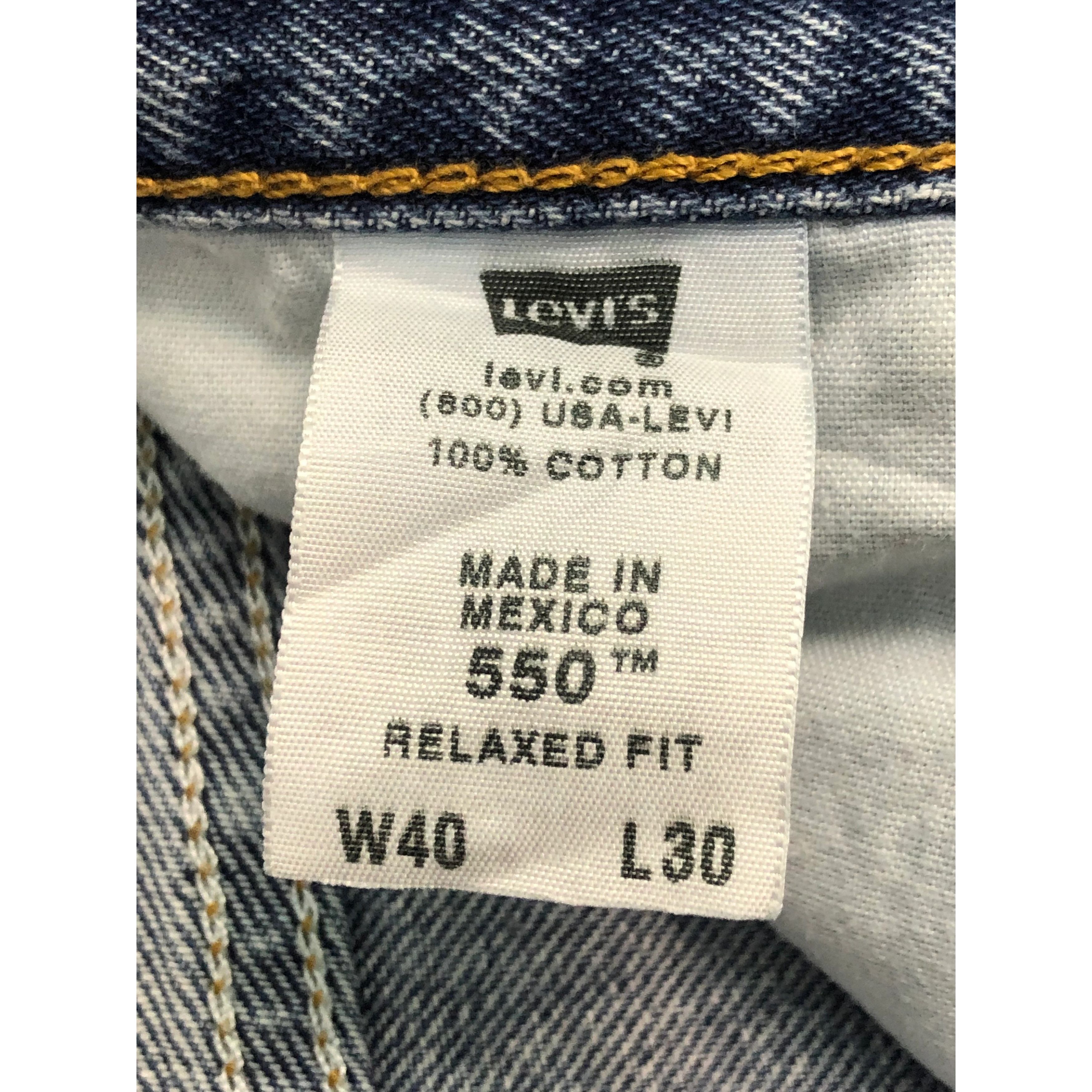 Levi's Vintage Levis 550 Jeans DP0504 Size US 40 / EU 56 - 6 Thumbnail