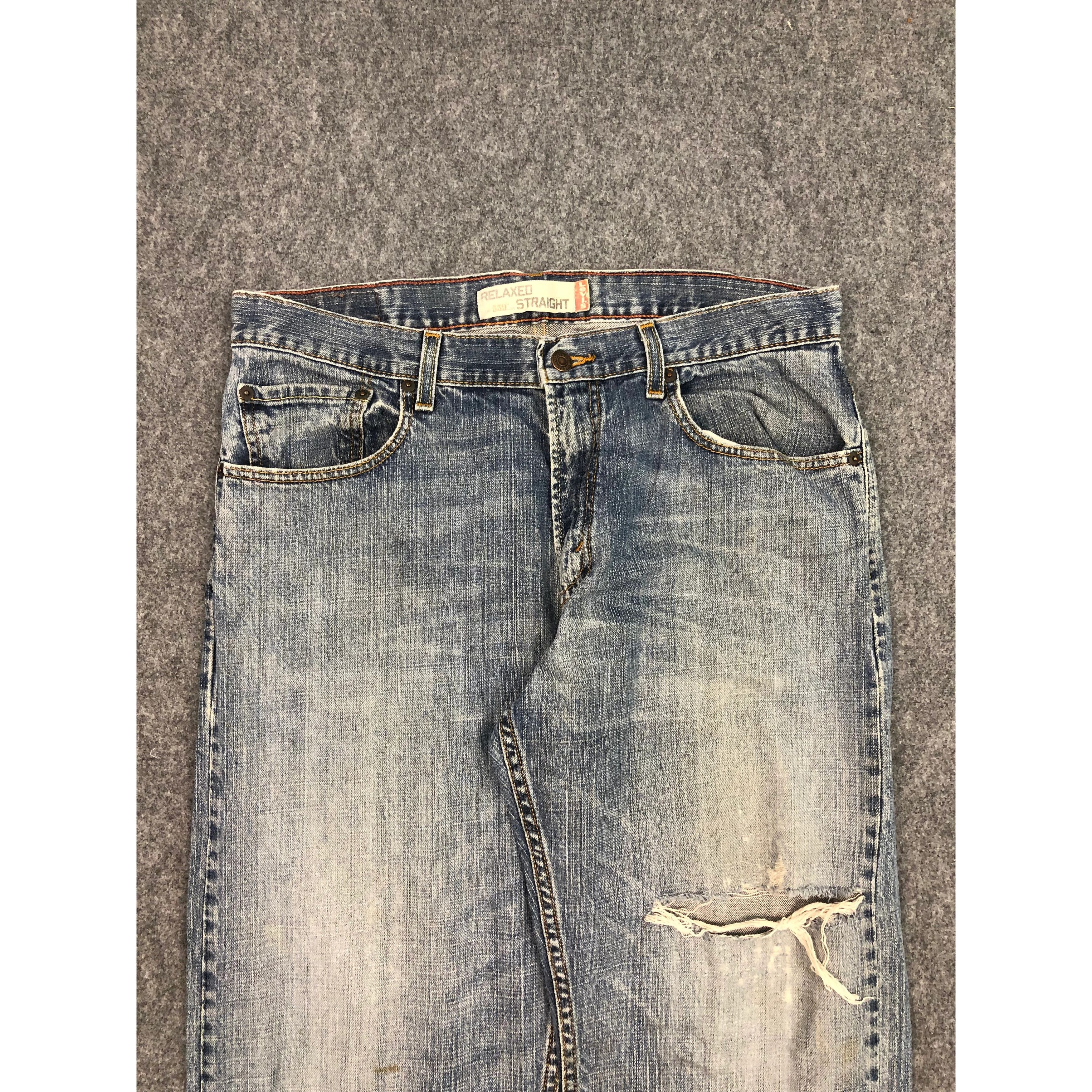 Levi's Vintage Levis 559 Lightwash Jeans DP0507 Size US 35 - 3 Thumbnail