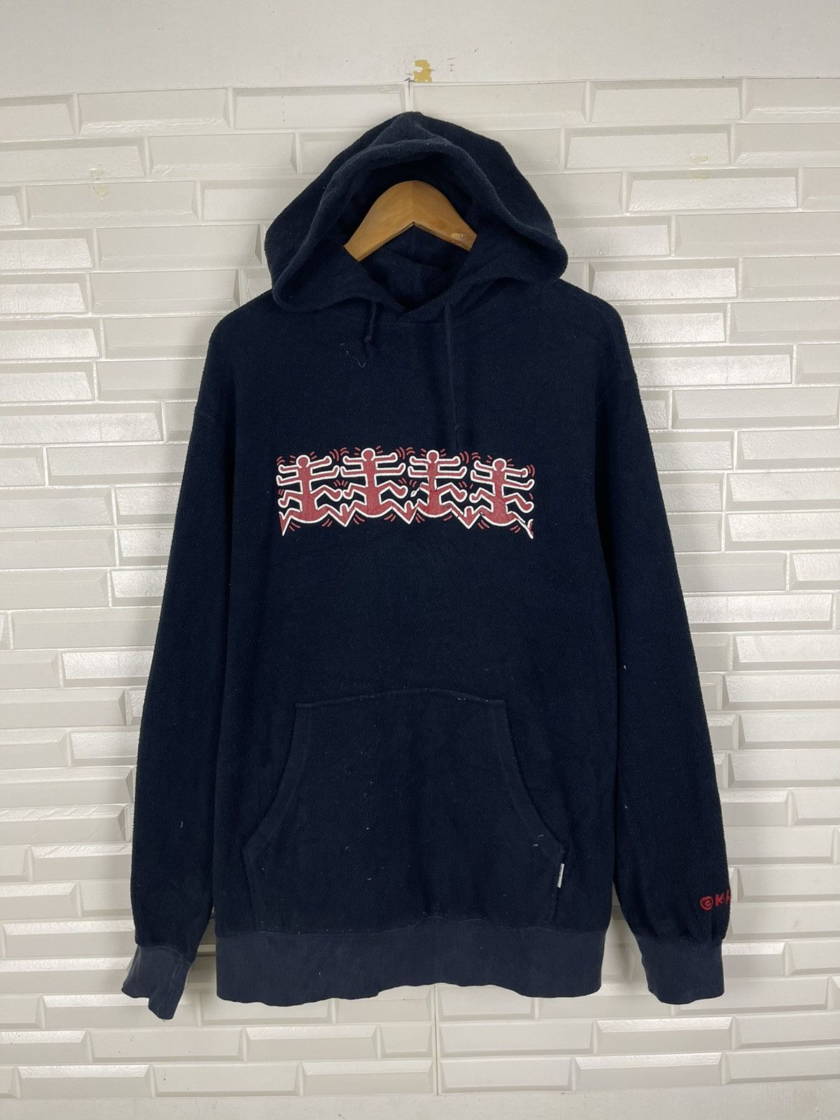 Keith Haring × Vintage 💥Vintage Pop Art Hoodie Keith Haring 90’s Size US XL / EU 56 / 4 - 1 Thumbnail