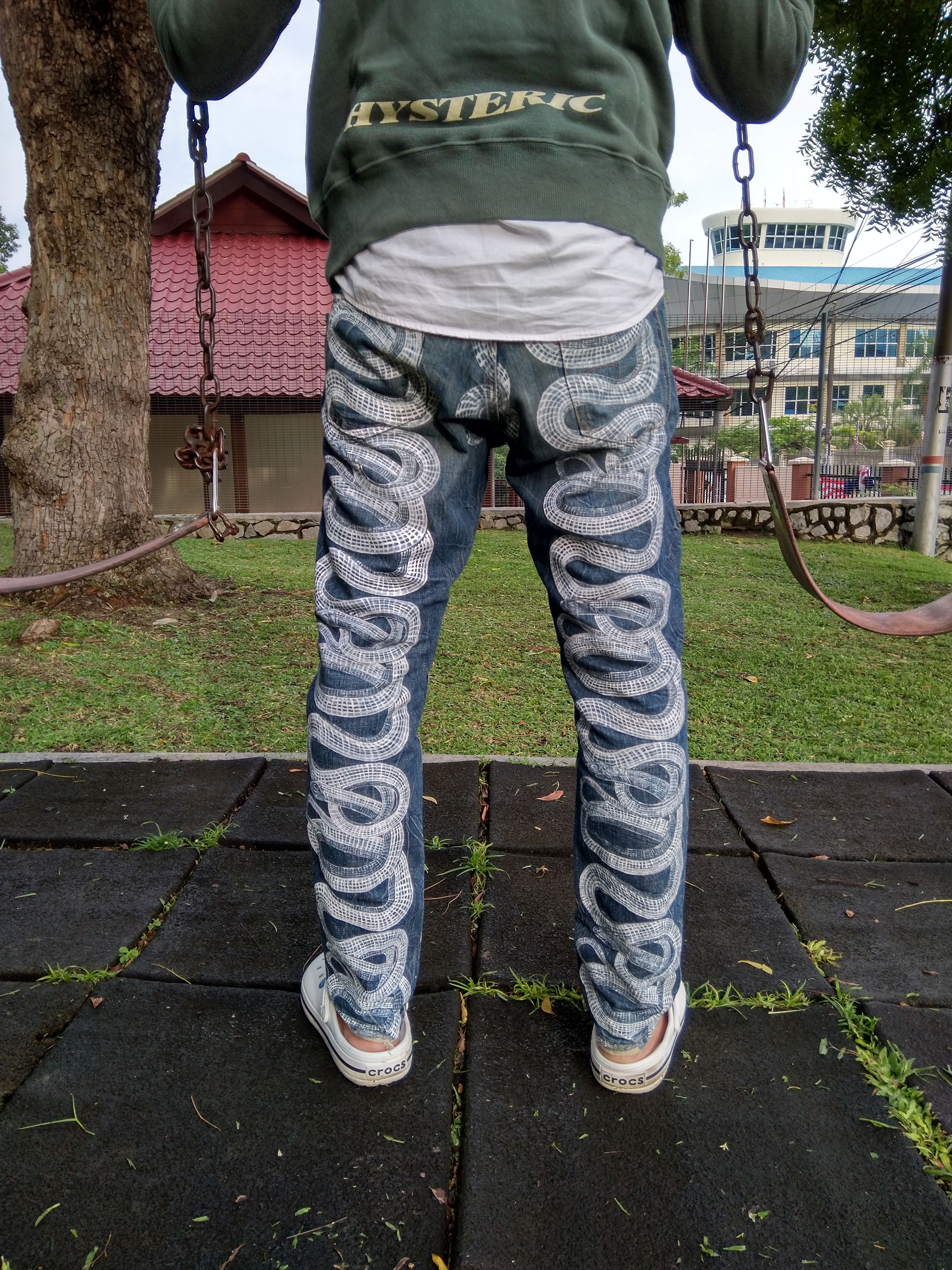 ヒステリックグラマーHYSTERIC GLAMOUR snake denim Mサイズ