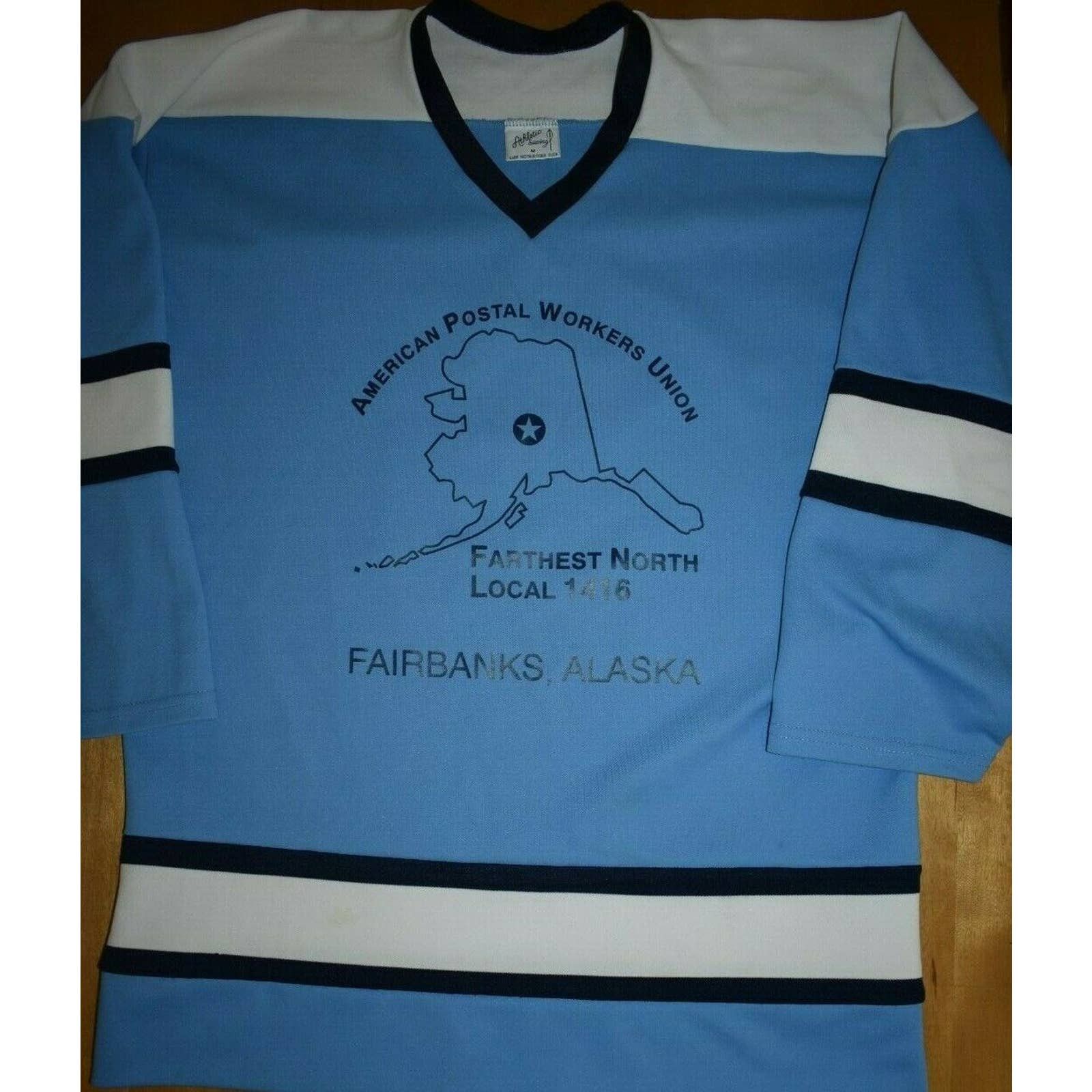Other Vintage American Postal Workers Hockey Jersey Alaska USPS Grailed
