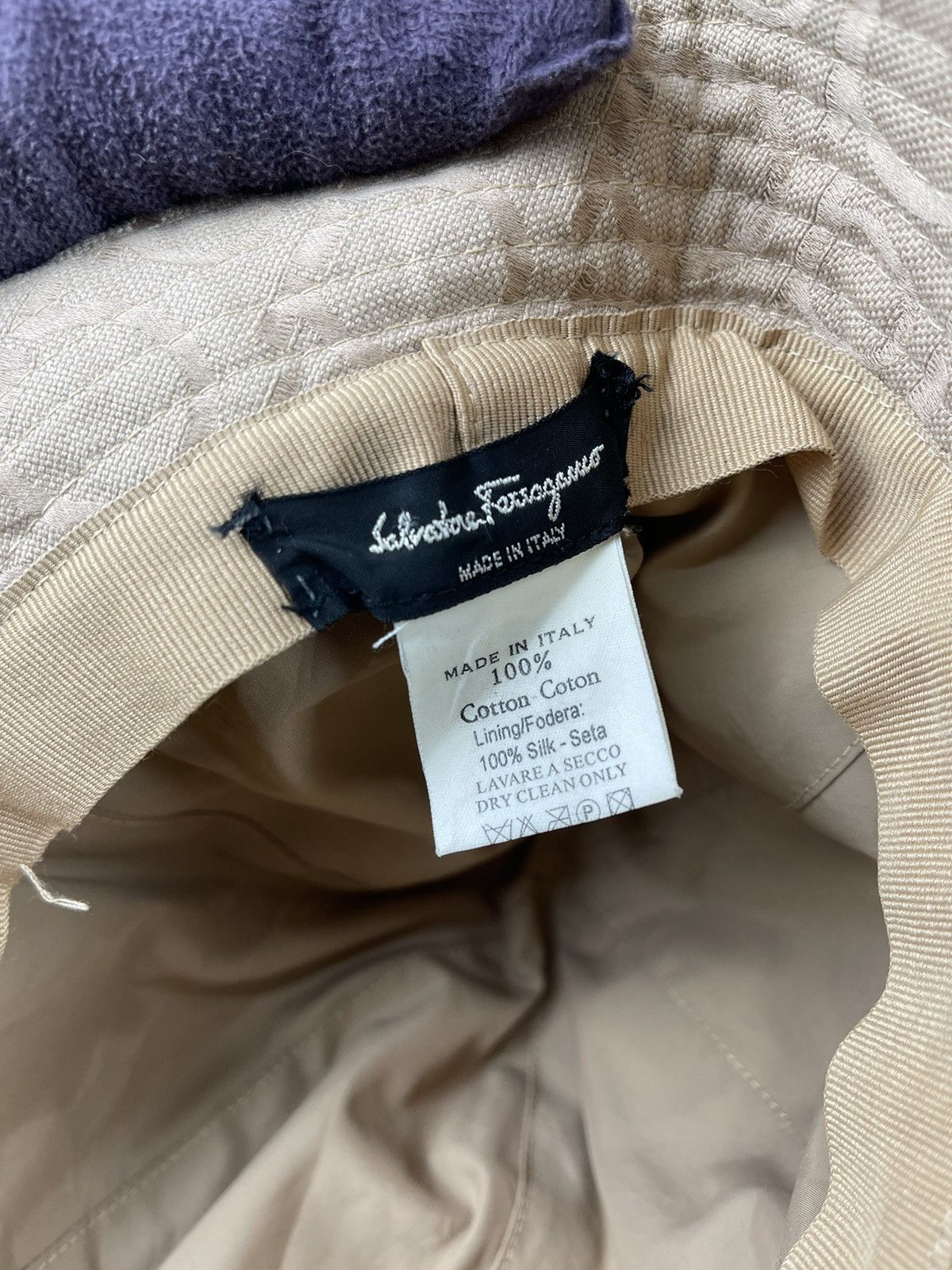Salvatore Ferragamo Salvatore Ferragamo Monogram Bucket Hat Size ONE SIZE - 7 Thumbnail