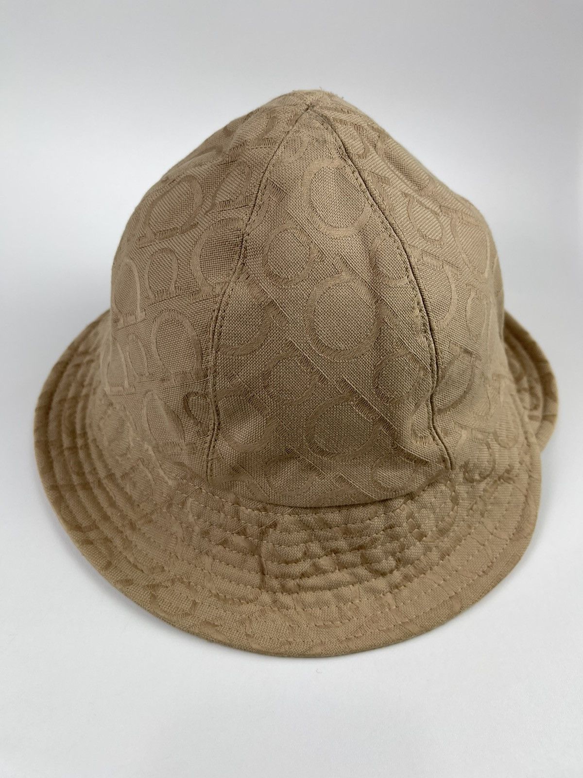 Salvatore Ferragamo Salvatore Ferragamo Monogram Bucket Hat Size ONE SIZE - 3 Thumbnail