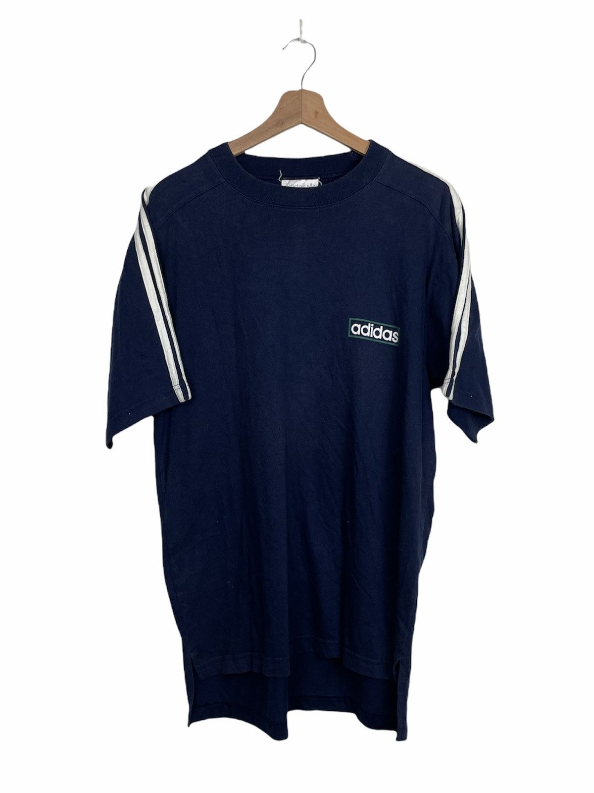 Adidas × Vintage Adidas Trefoil 3-Stripes Tee | 90s / Y2K Philippines Size US L / EU 52-54 / 3 - 2 Thumbnail