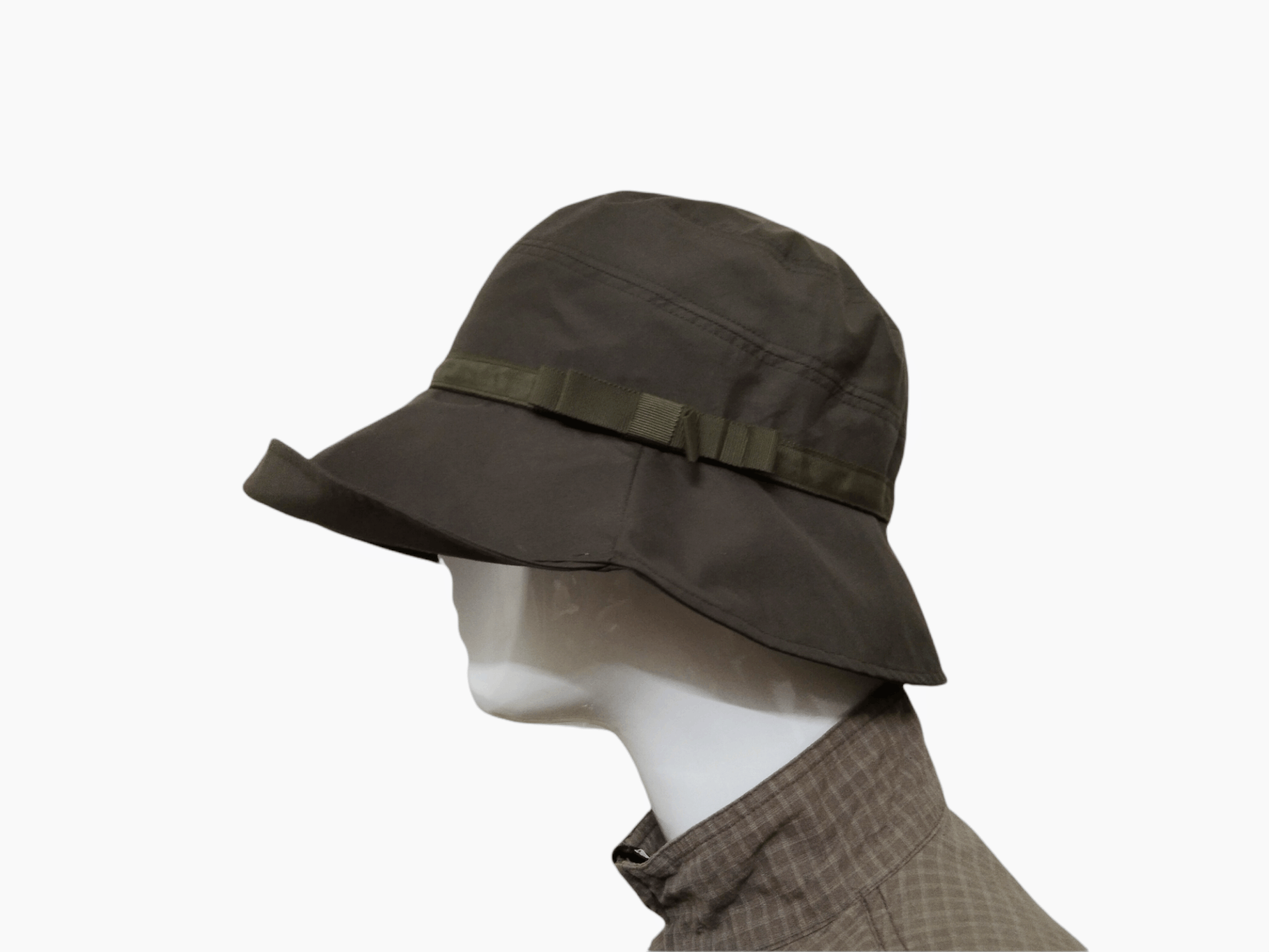 Japanese Brand VINTAGE Y2k WATER REPELLENT NYLON/POLYESTER BUCKET HAT Size ONE SIZE - 4 Thumbnail