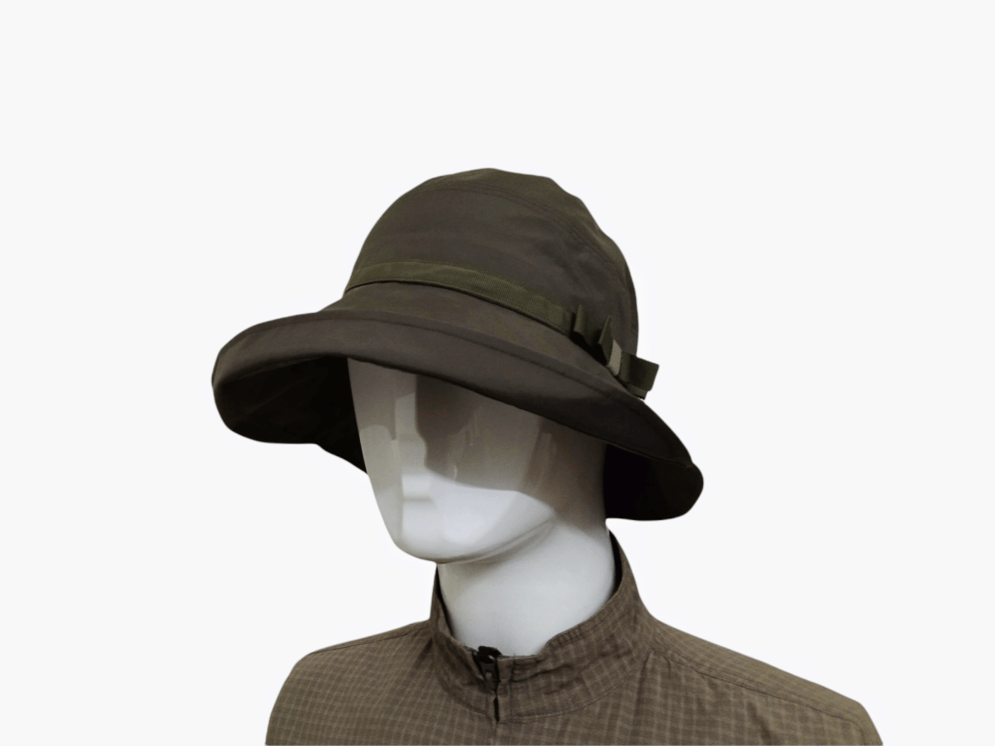 Japanese Brand VINTAGE Y2k WATER REPELLENT NYLON/POLYESTER BUCKET HAT Size ONE SIZE - 5 Thumbnail
