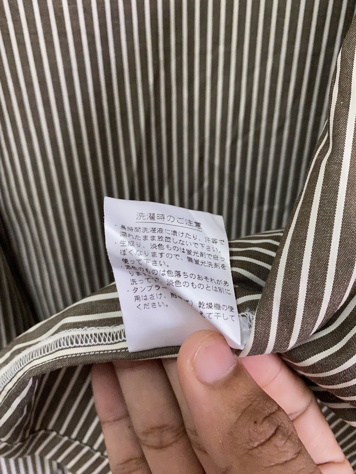 Issey Miyake 🔥NEED GONE🔥OG LACOSTE STRIPPED LONG SLEEVE ZIPPER SHIRT Size US M / EU 48-50 / 2 - 10 Thumbnail