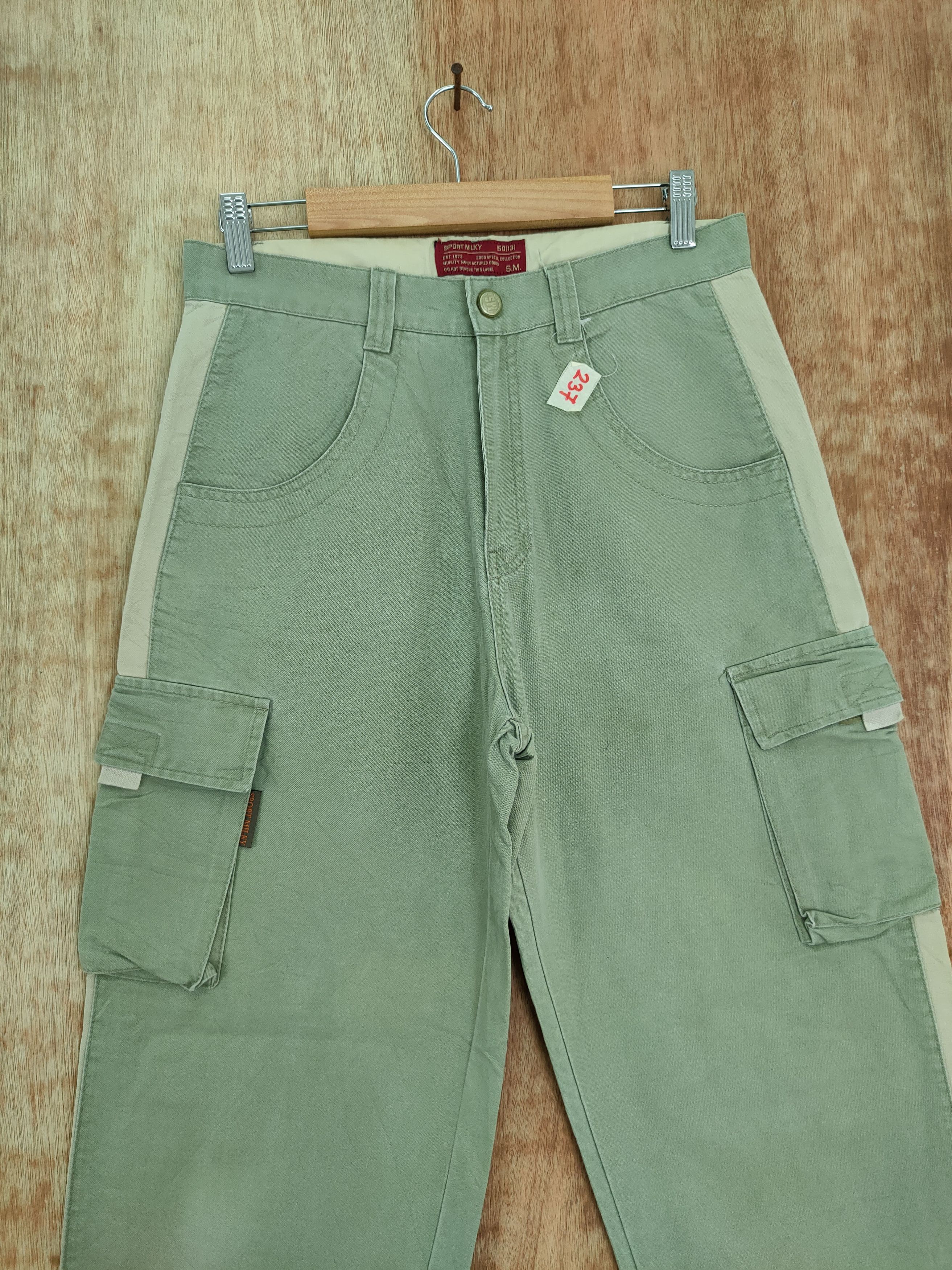Japanese Brand DLL Sportmilky multipocket tactical cargo pants #237 Size US 26 / EU 42 - 4 Thumbnail