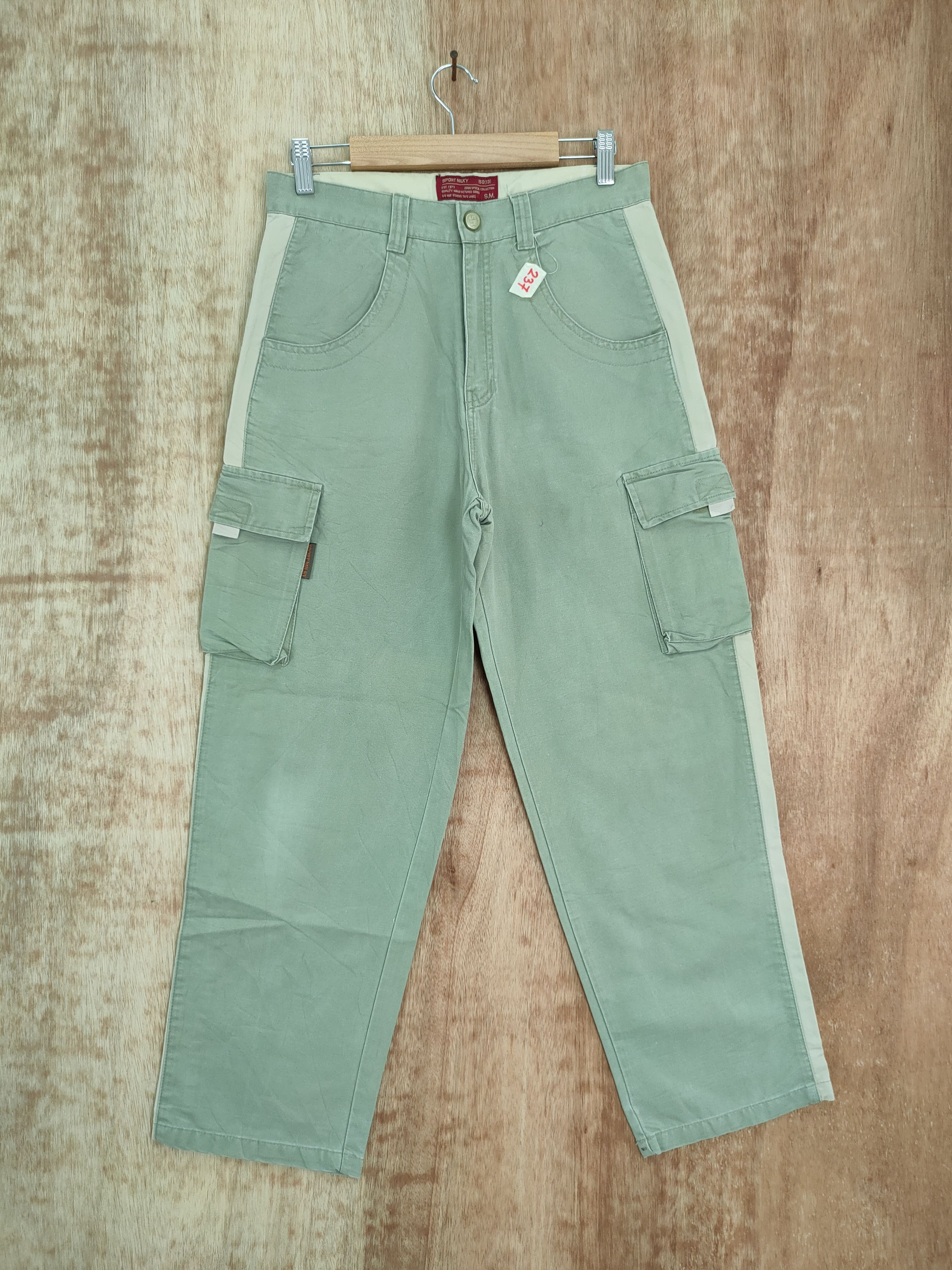 image of Sportmilky Multipocket Tactical Cargo Pants 237 in Green, Men's (Size 26)