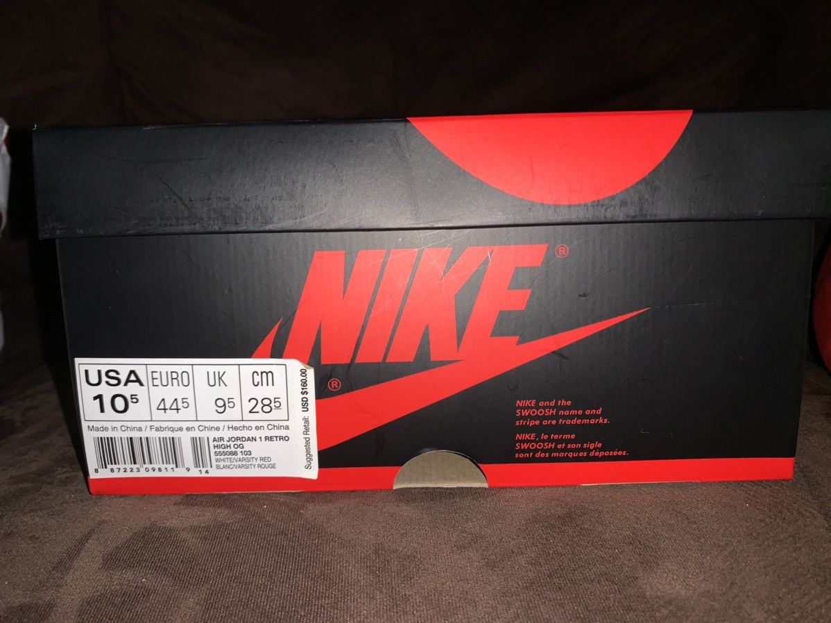 Air Jordan 1 Retro High OG Metallic Red 2017