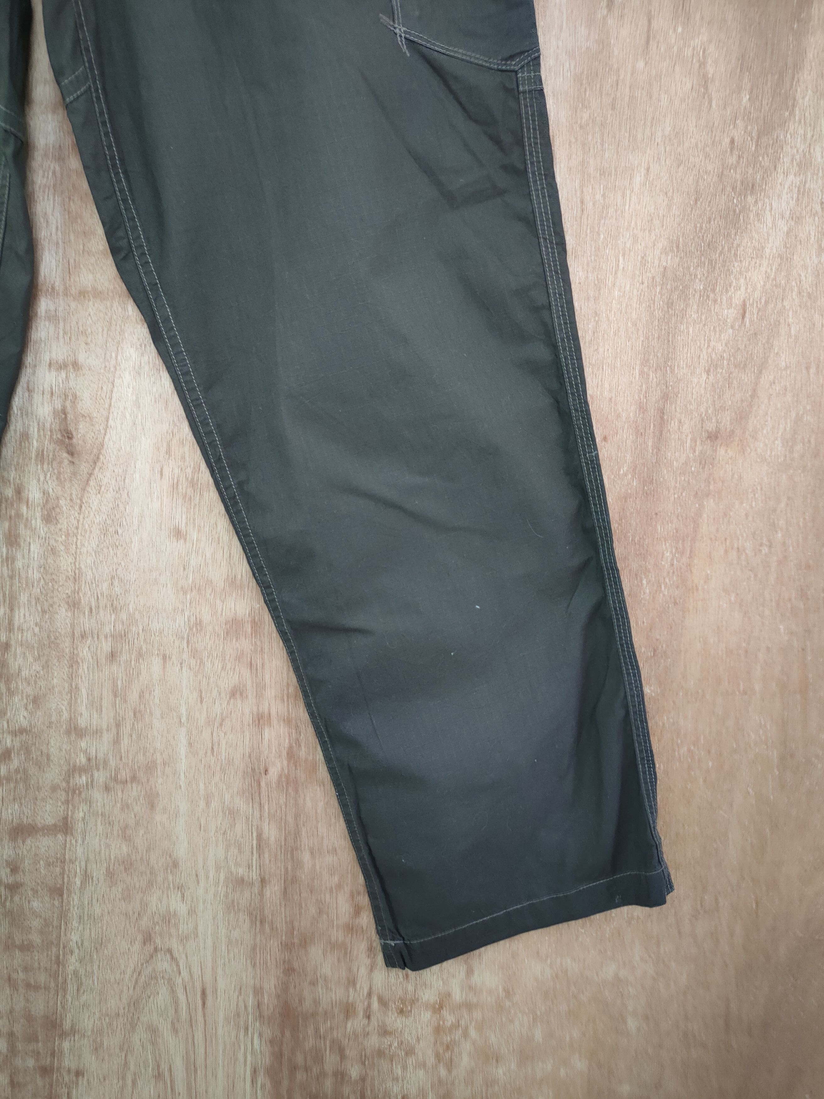 Japanese Brand DLL Burtle dark green multi pocket cargo pants #522 Size US 36 / EU 52 - 2 Thumbnail
