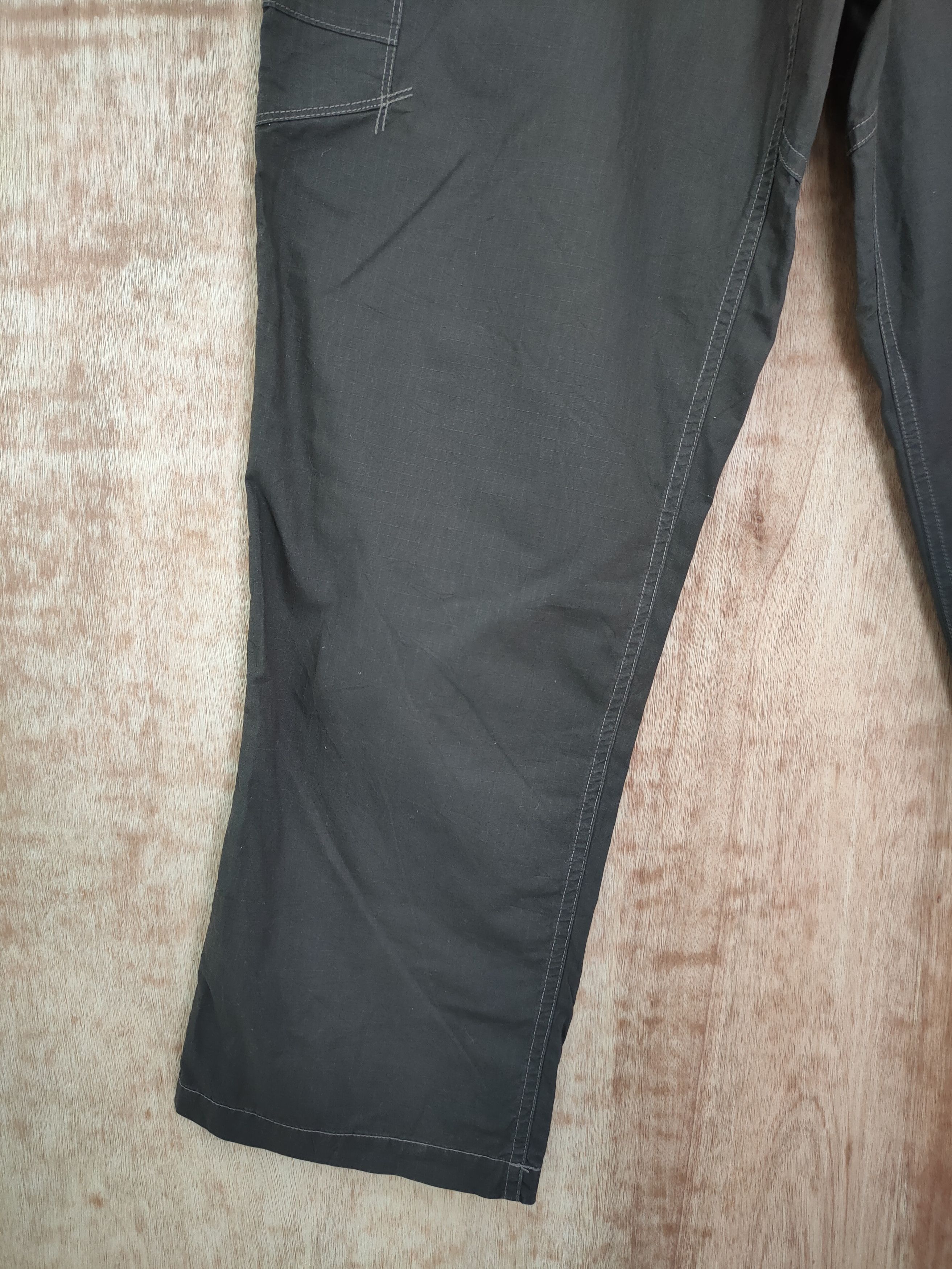 Japanese Brand DLL Burtle dark green multi pocket cargo pants #522 Size US 36 / EU 52 - 3 Thumbnail
