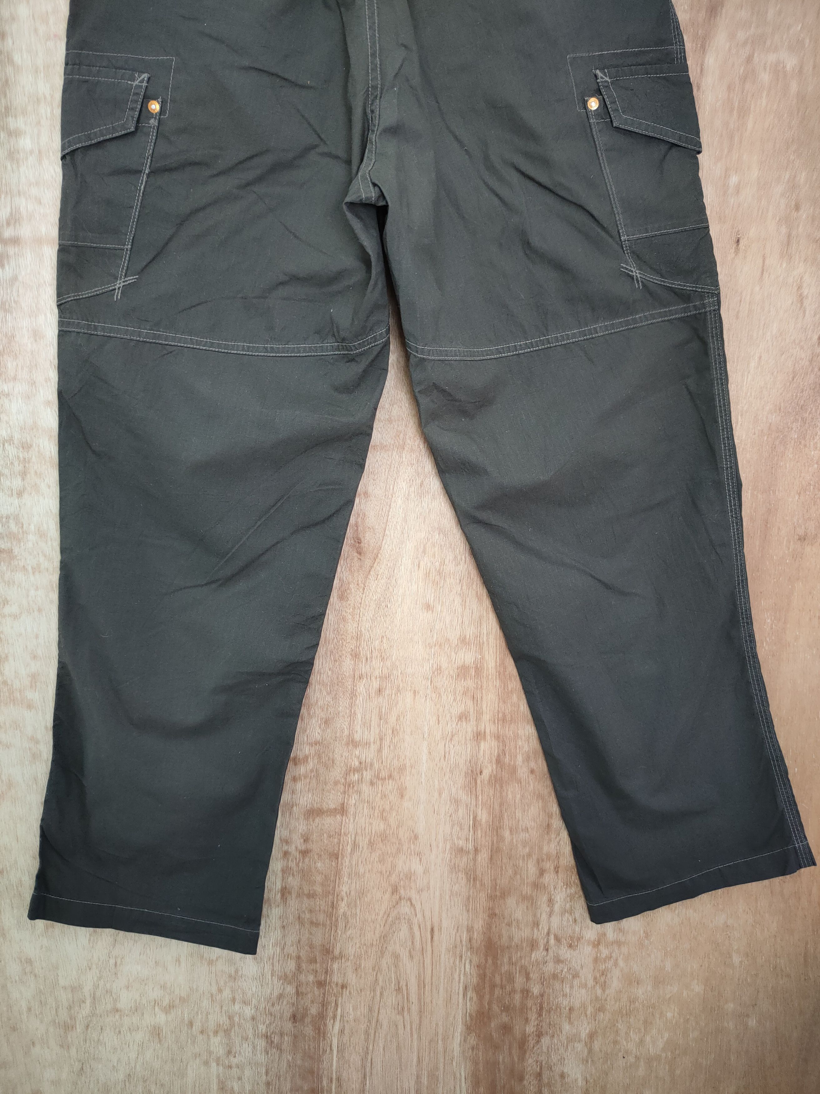 Japanese Brand DLL Burtle dark green multi pocket cargo pants #522 Size US 36 / EU 52 - 7 Thumbnail