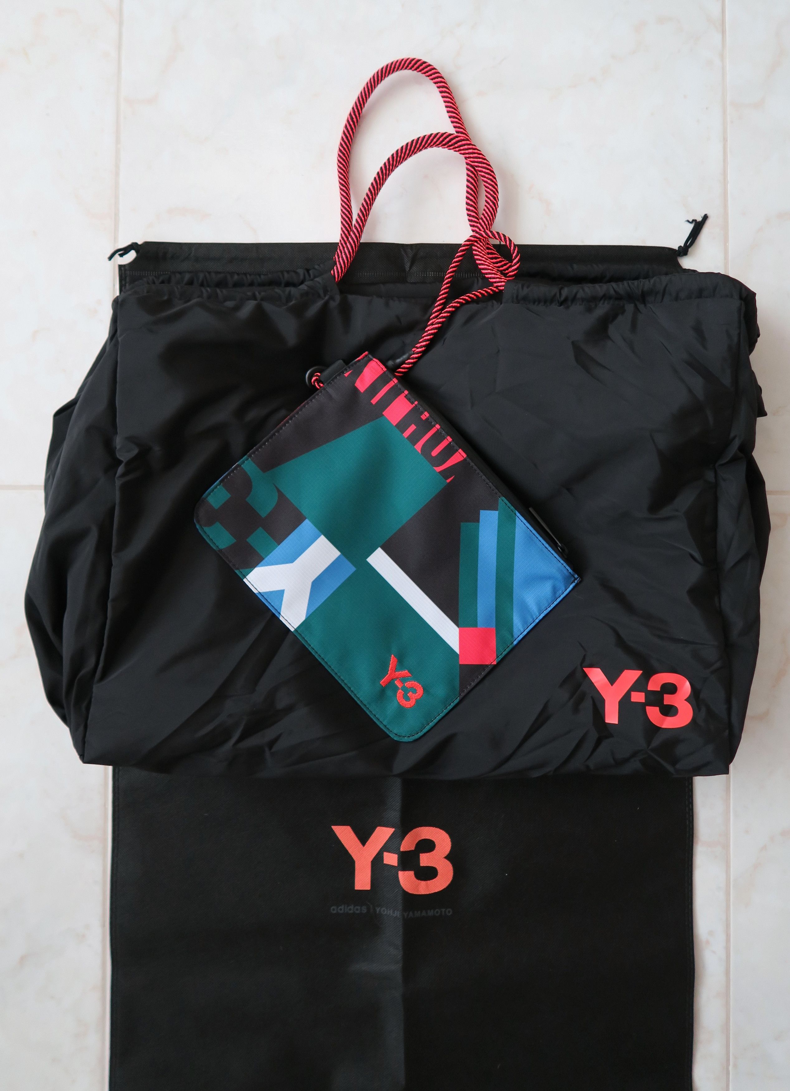 Adidas Y 3 Yohji Yamamoto Yohji Yamamoto Y 3 Adidas Swim Beach Oversized Tote Bag Grailed