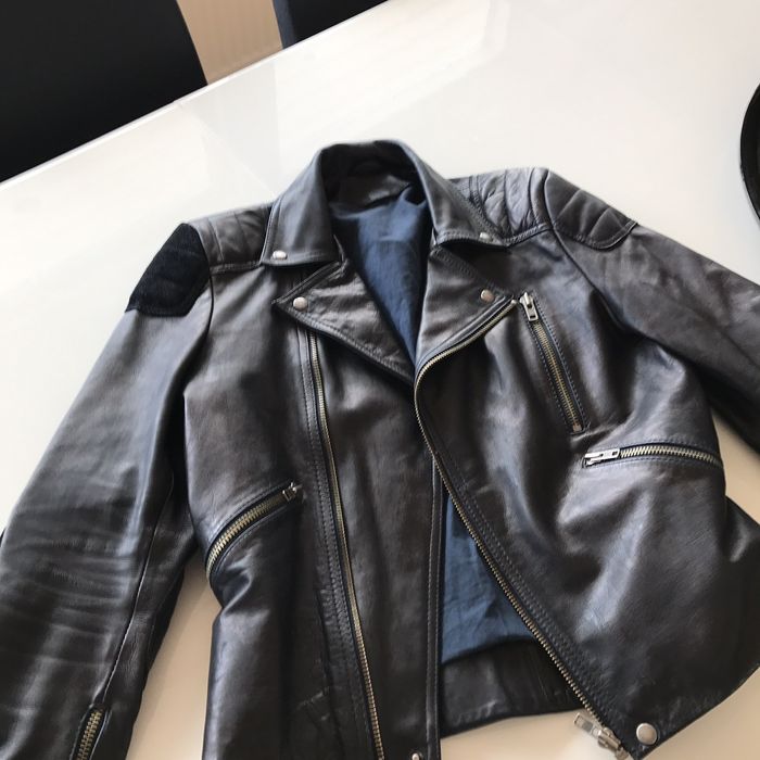 Acne Studios Acne Theo Leather Jacket | Grailed