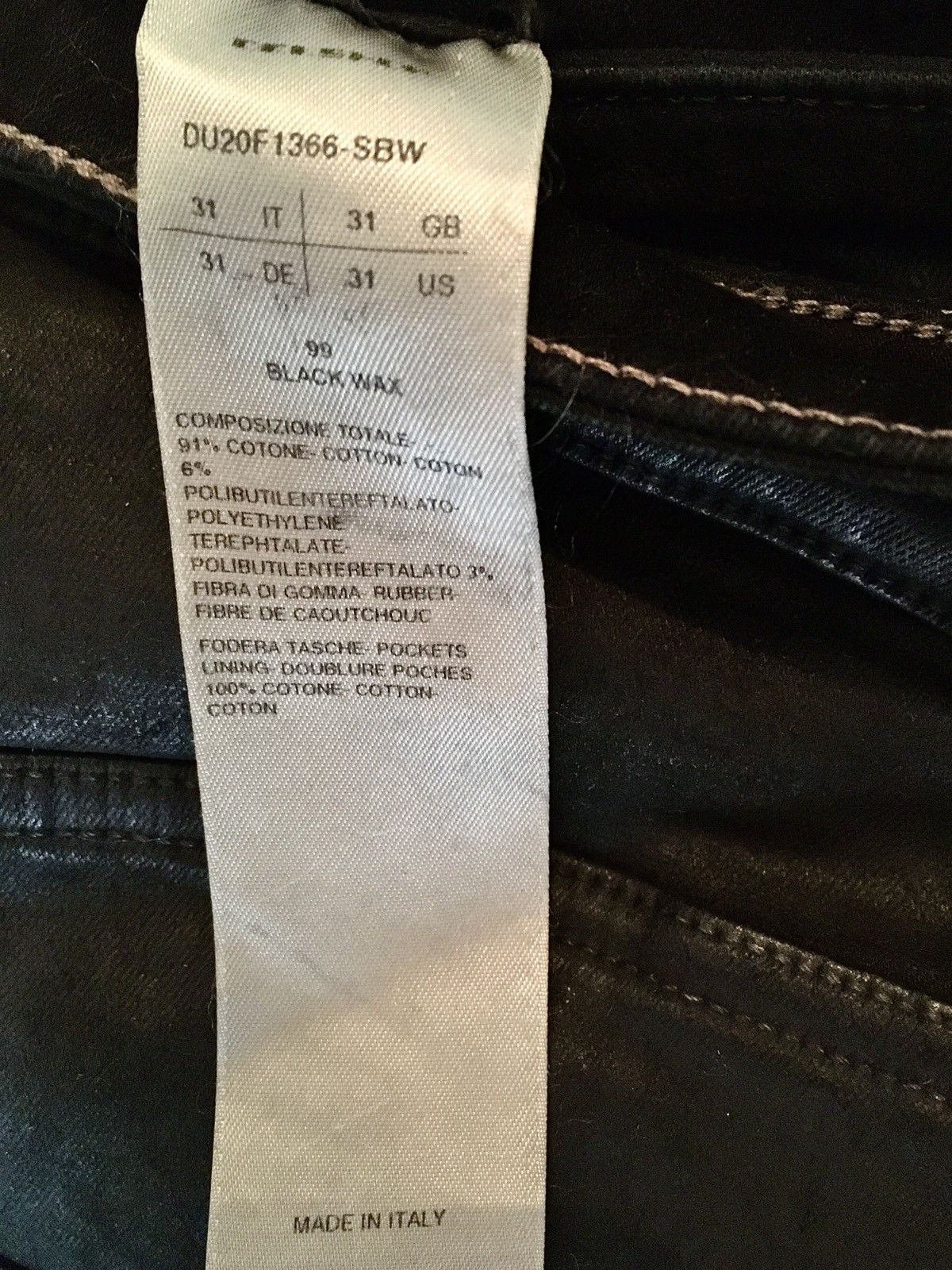 Rick Owens NEW 🔥 CARTI HEAVY WAXED DETROIT SBW DENIM ASAP TRAVIS Sz. 31 Size US 31 - 9 Thumbnail