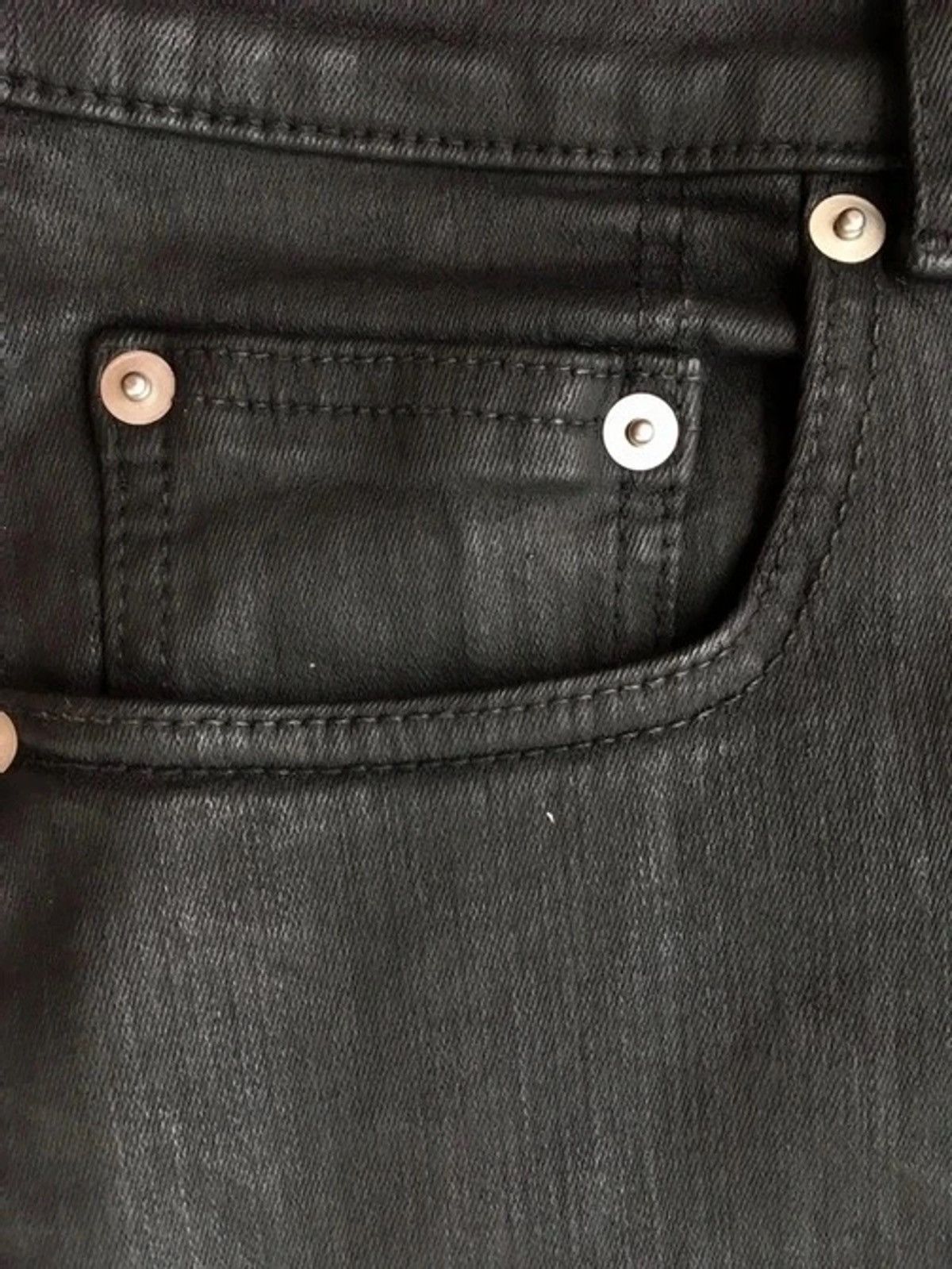 Rick Owens NEW 🔥 CARTI HEAVY WAXED DETROIT SBW DENIM ASAP TRAVIS Sz. 31 Size US 31 - 6 Thumbnail