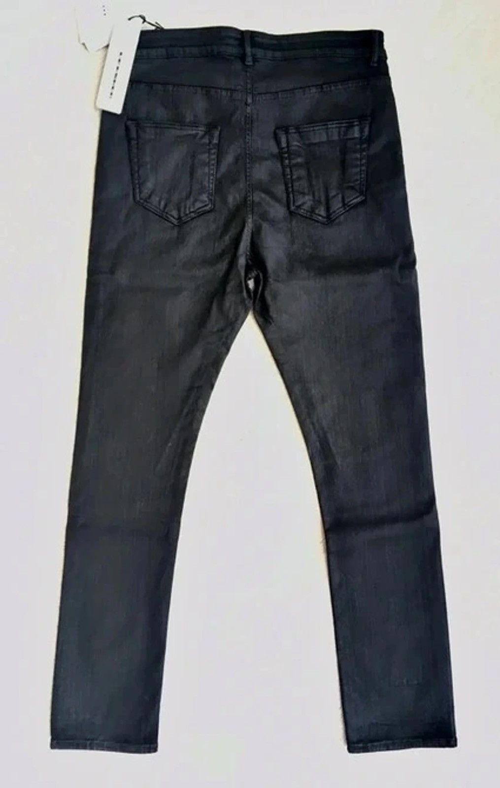 Rick Owens NEW 🔥 CARTI HEAVY WAXED DETROIT SBW DENIM ASAP TRAVIS Sz. 31 Size US 31 - 3 Thumbnail