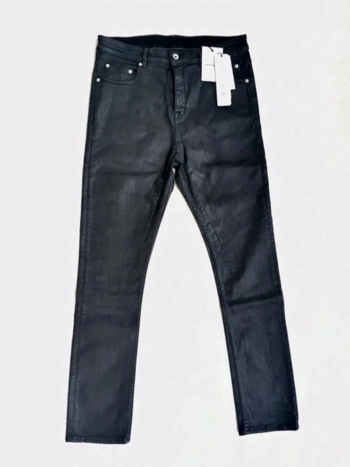 Rick Owens NEW 🔥 CARTI HEAVY WAXED DETROIT SBW DENIM ASAP TRAVIS Sz. 31 Size US 31 - 1 Thumbnail