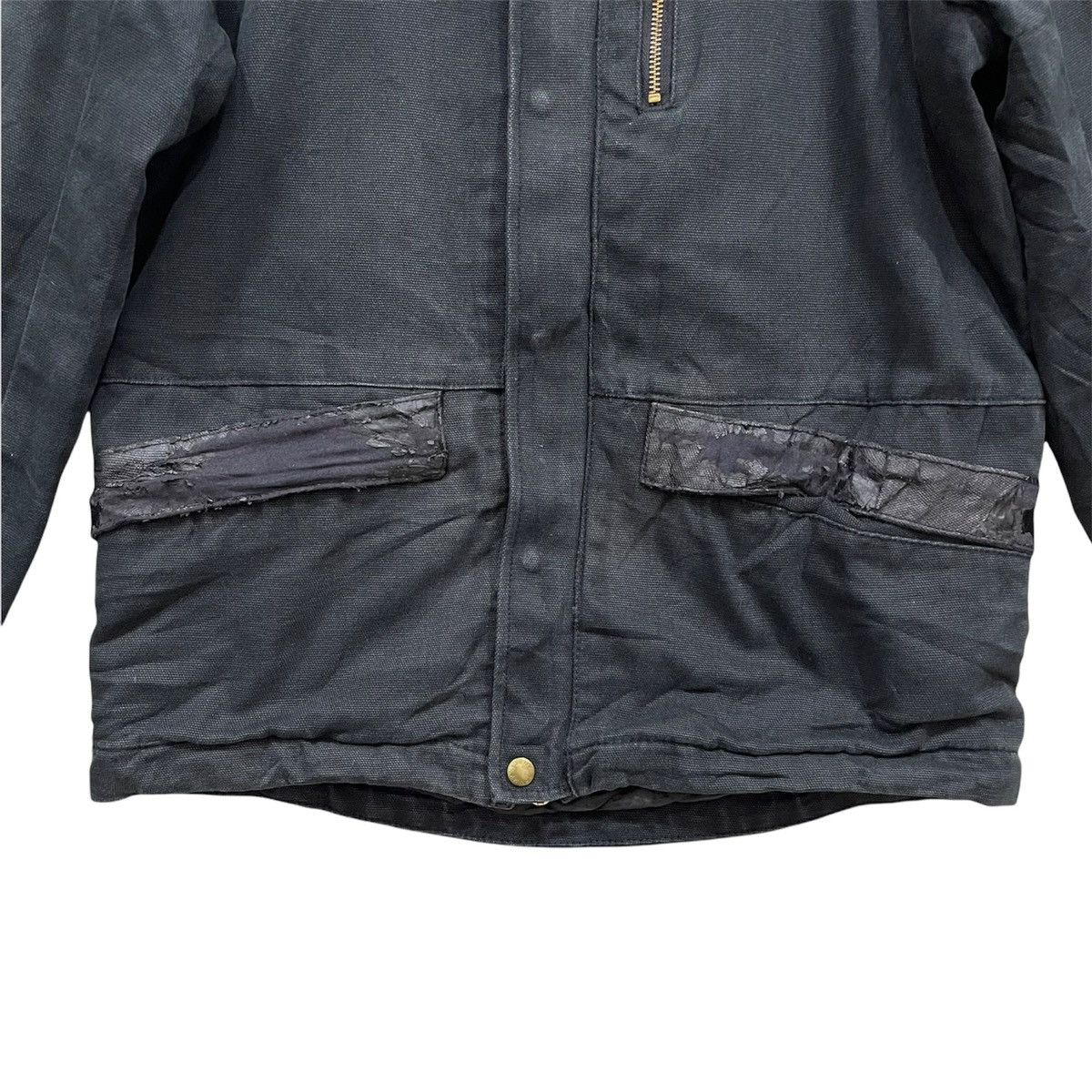 Tommy Hilfiger × Tommy Jeans × Vintage Vintage Tommy NYC Duck Canvas Hoodie Jacket Size US M / EU 48-50 / 2 - 6 Thumbnail
