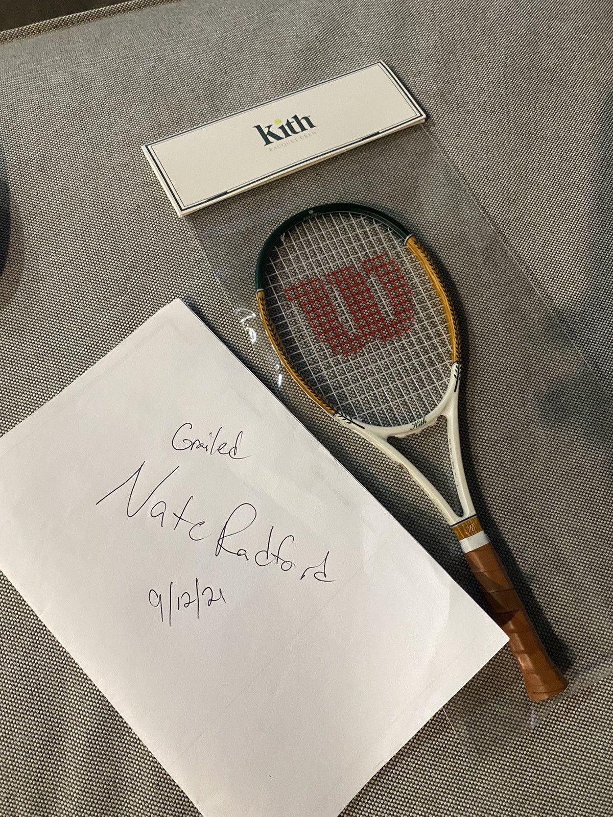 Wilson Kith コラボ MINI PRO STAFF 97 Kith for Wilson 2025 Rackets We redesigned the Pro Staff 97