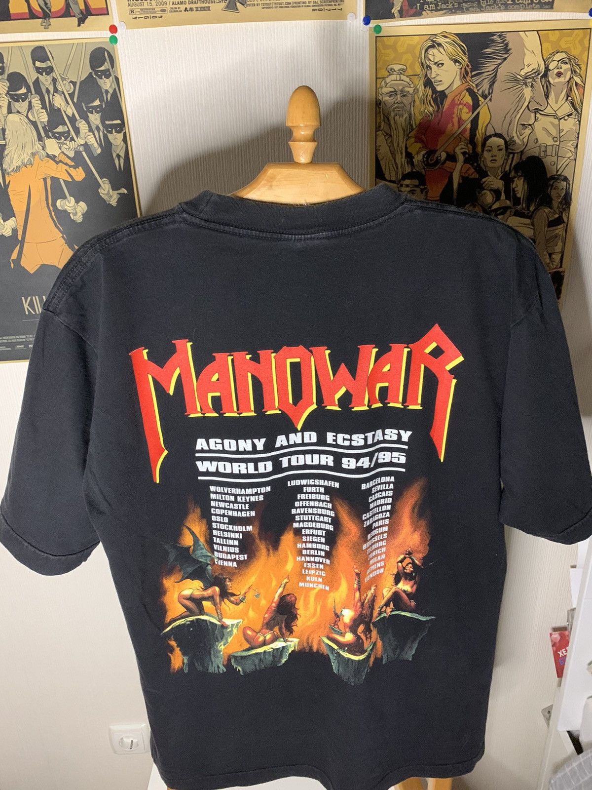 MANOWAR AGONY AND ECSTASY Tシャツ 94/95 MANOWAR AGONY AND ECSTASY Tシャツ 94/95 Vintage 1994-95 Manowar