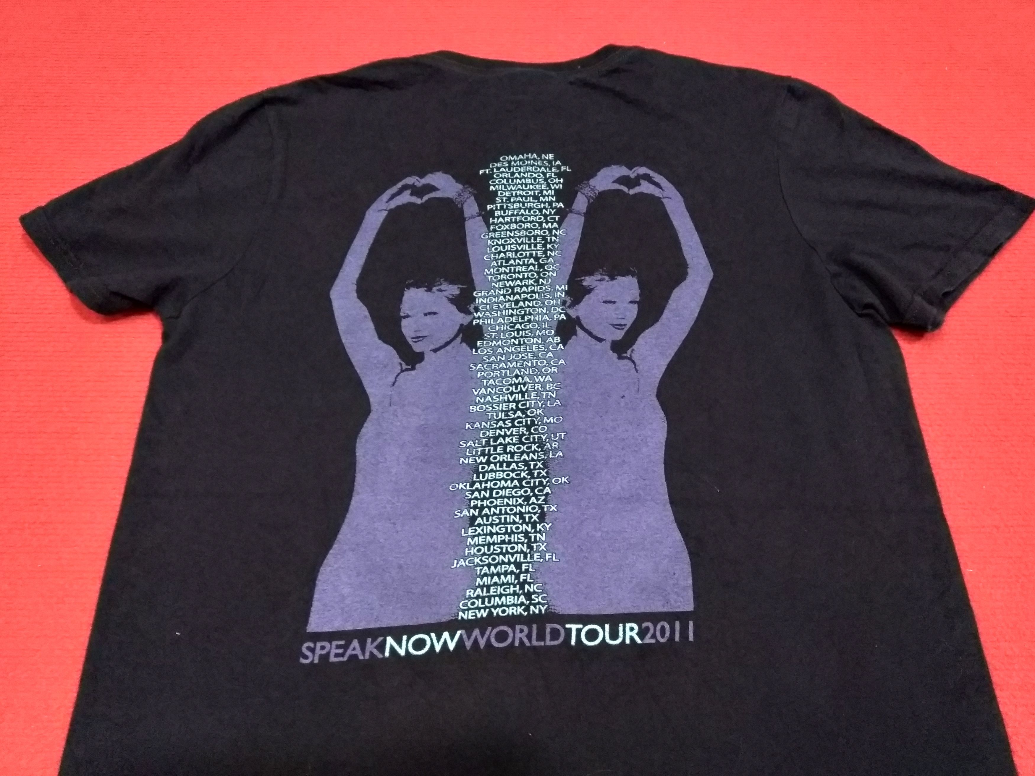 Band Tees × Vintage Vintage Taylor swift singer t shirt Size US S / EU 44-46 / 1 - 2 Thumbnail