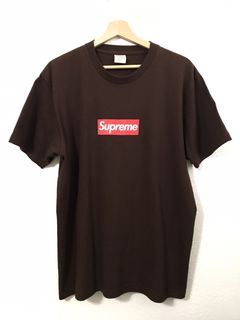 2014 Supreme 20th Anniversary Grey Box Logo Tee