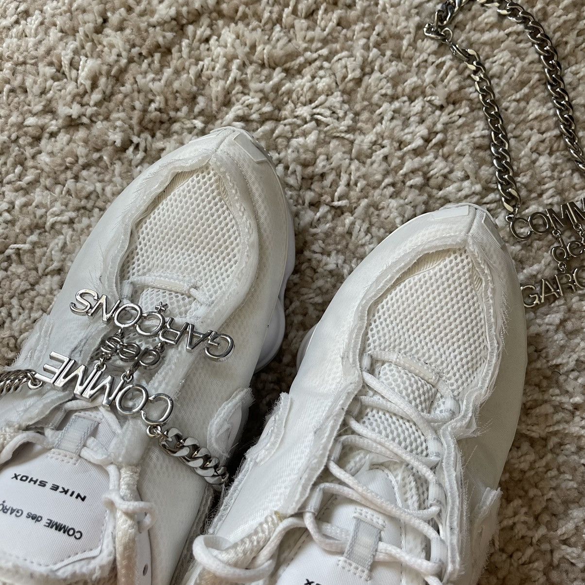 Comme des Garcons × Nike *Last Drop* Comme des Garcons x Nike Shox White Size US 11.5 / EU 44-45 - 4 Thumbnail