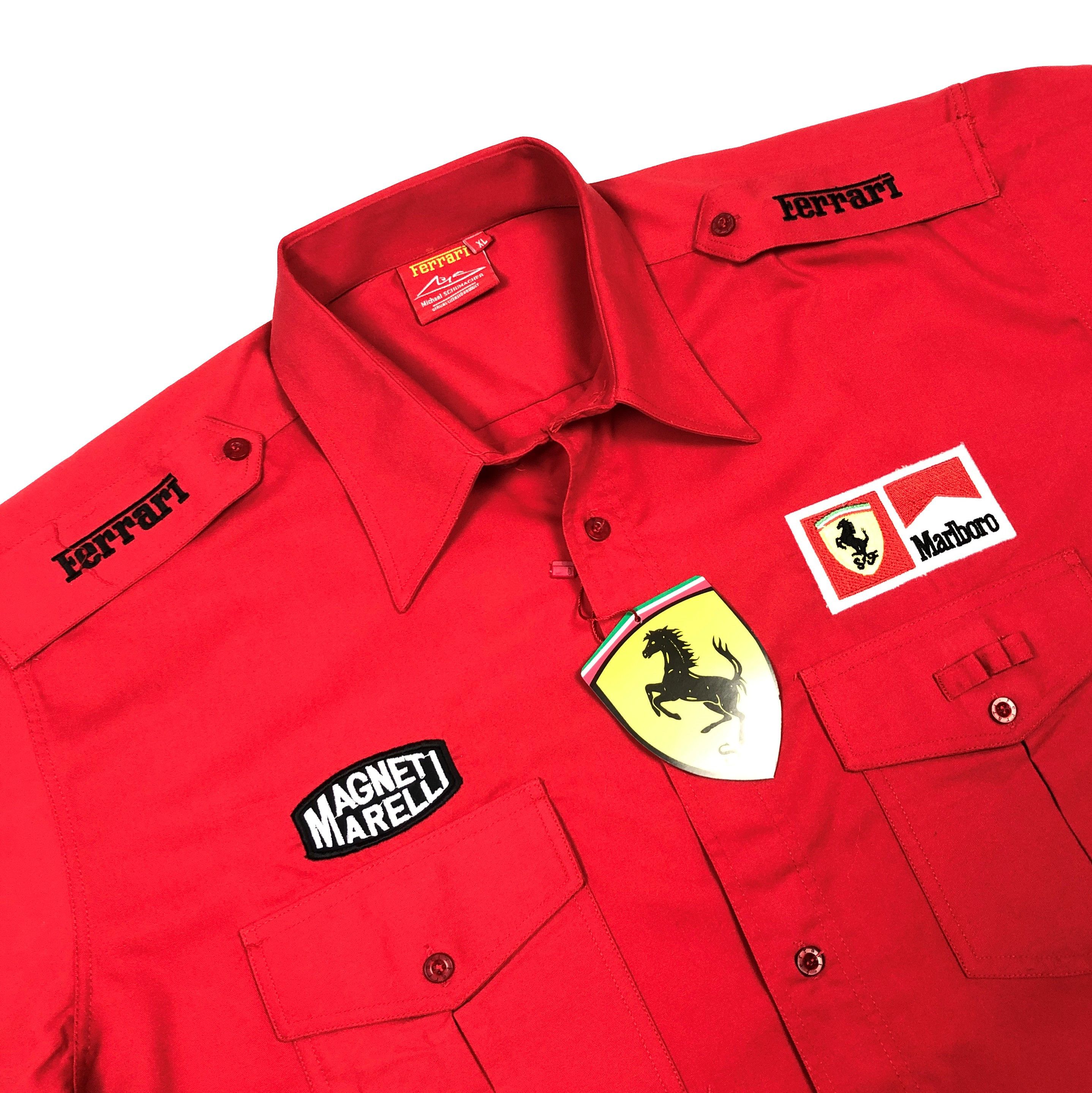 Ferrari × Formula 1 × Vintage Vintage 99' Ferrari F1 Shirt Marlboro Racing Brand New DS Size US XL / EU 56 / 4 - 3 Thumbnail