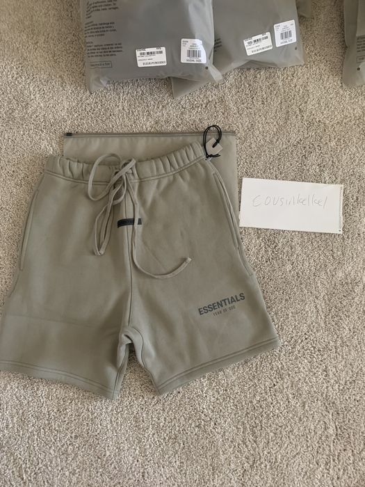 Fear of God FOG Essentials Sweatshorts Pistachio Size XXS | Grailed