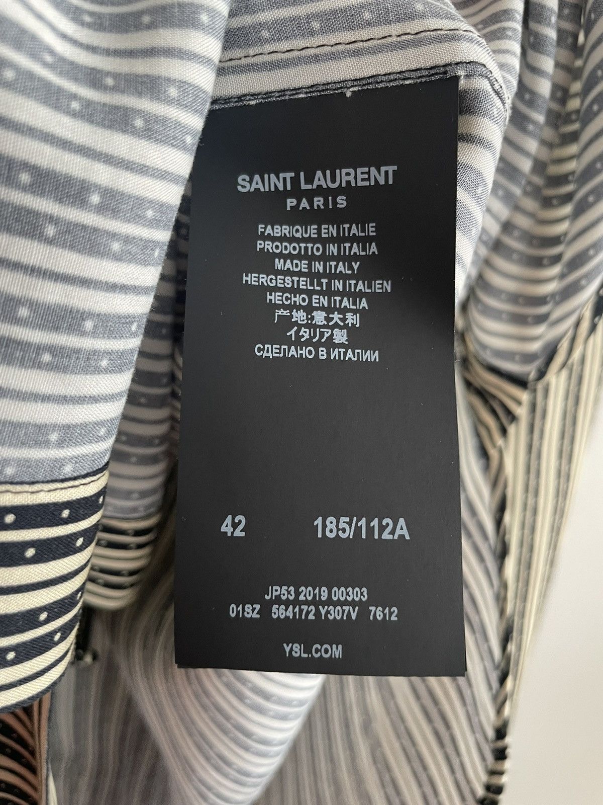Saint Laurent Paris × Yves Saint Laurent Saint Laurent Super Runway Shirt Limited Edition Rare Size US XL / EU 56 / 4 - 16 Thumbnail