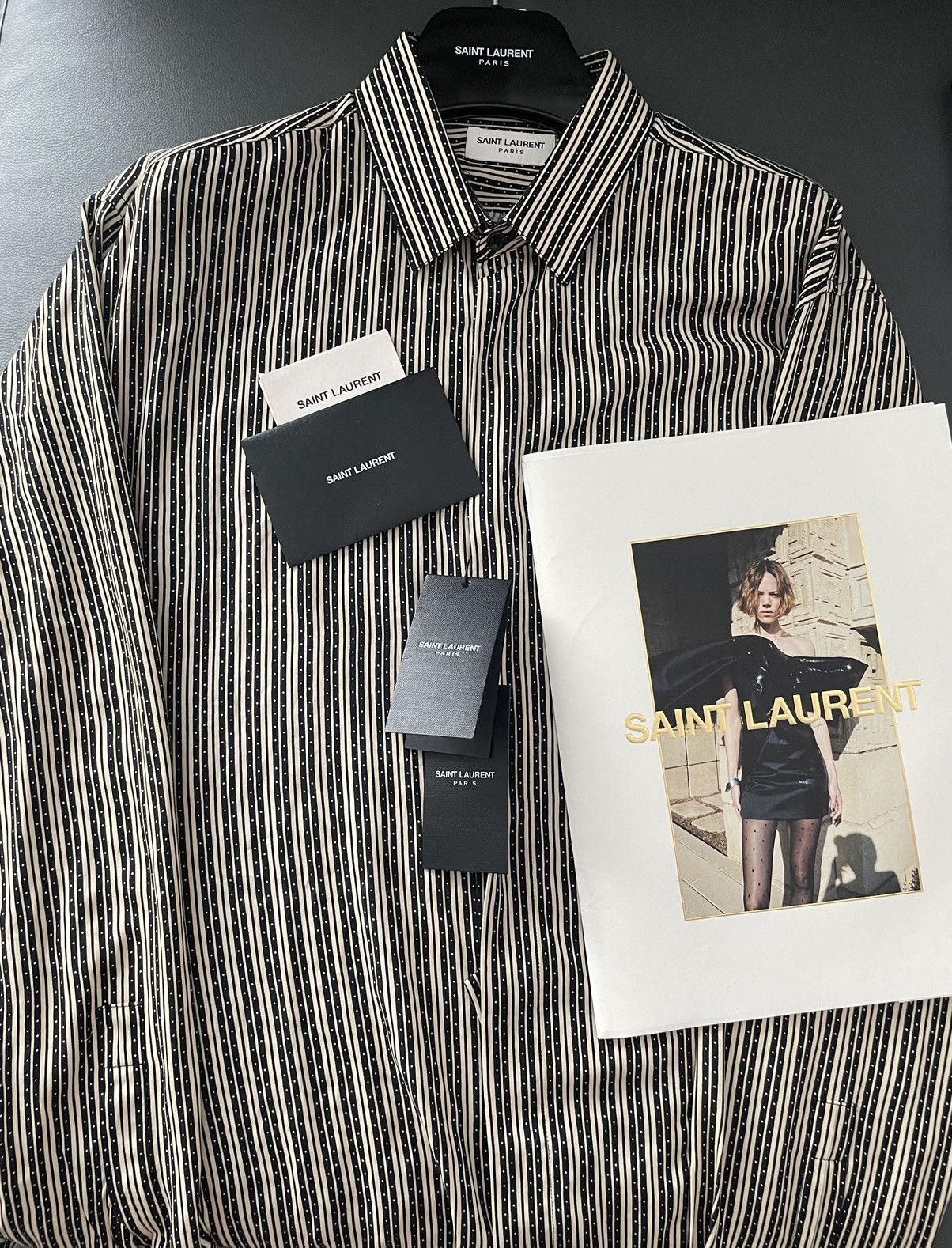Saint Laurent Paris × Yves Saint Laurent Saint Laurent Super Runway Shirt Limited Edition Rare Size US XL / EU 56 / 4 - 10 Thumbnail