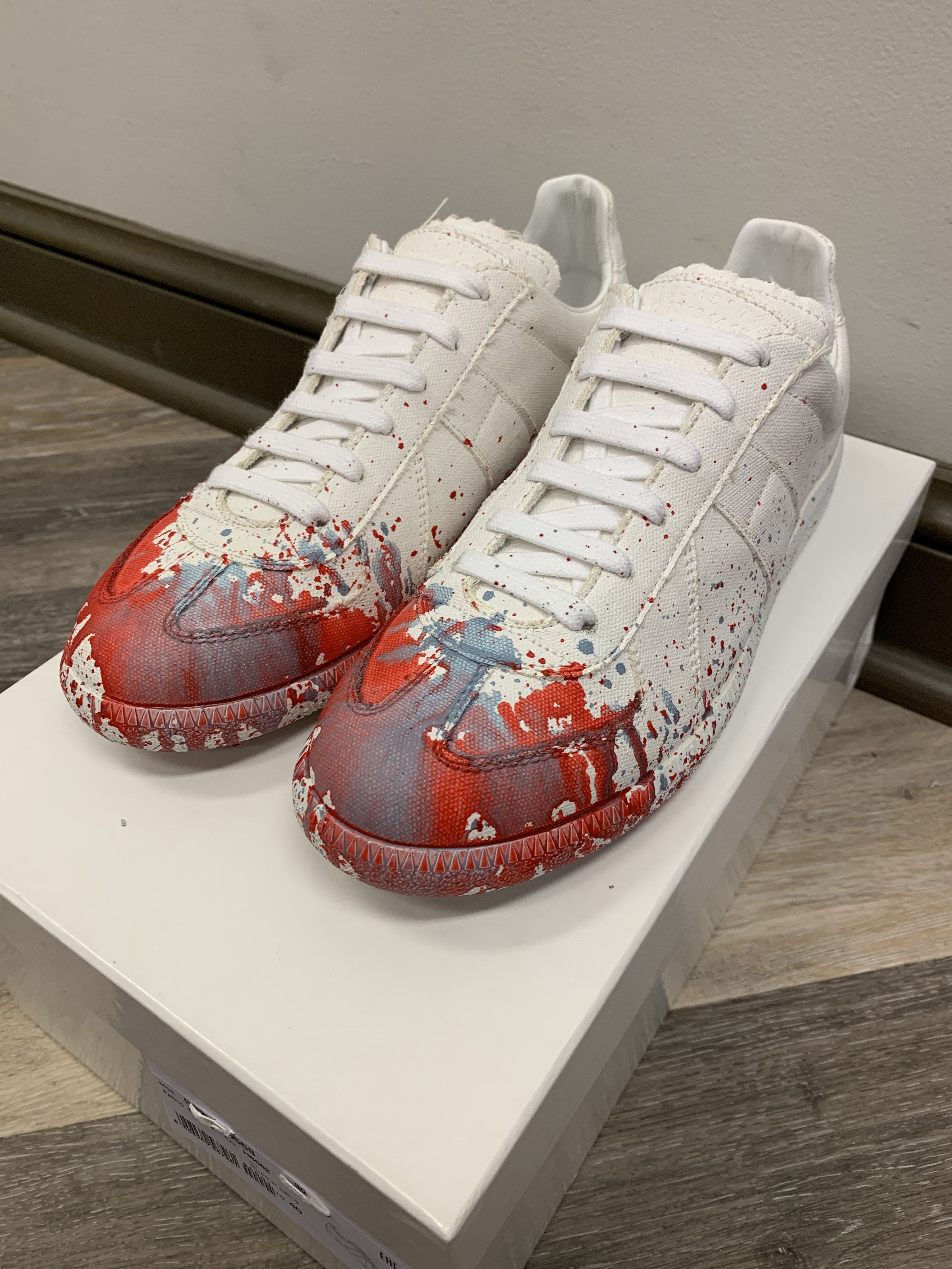 Maison Margiela Paint Splatter GAT German Army Trainers