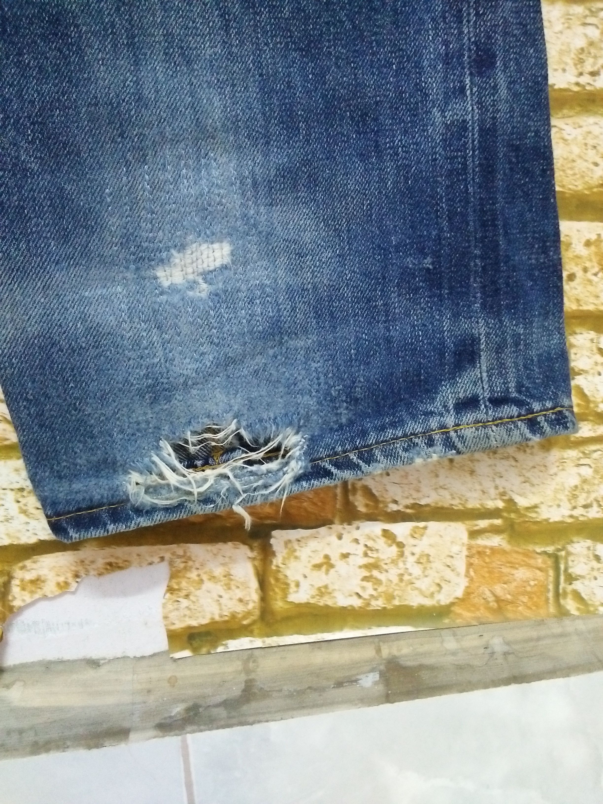 Levi's 90s LEVIS 501XX DENIM SELVEDGE 555 USA BIG 'E' (B132) Size US 29 - 4 Thumbnail