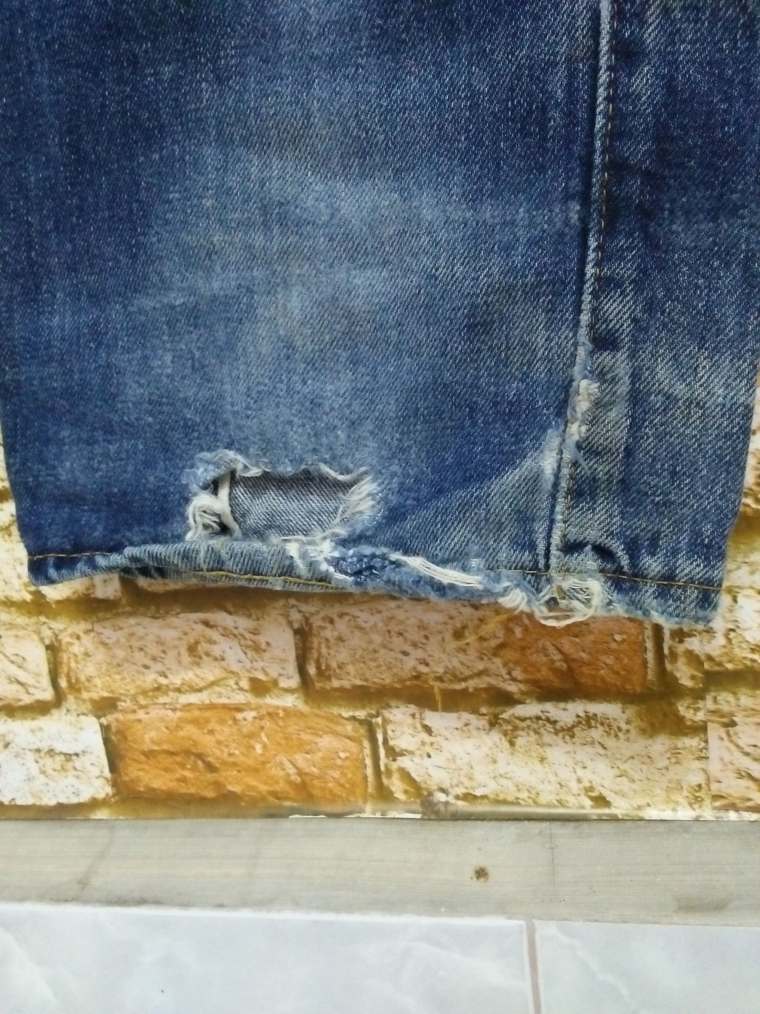 Levi's 90s LEVIS 501XX DENIM SELVEDGE 555 USA BIG 'E' (B132) Size US 29 - 5 Thumbnail