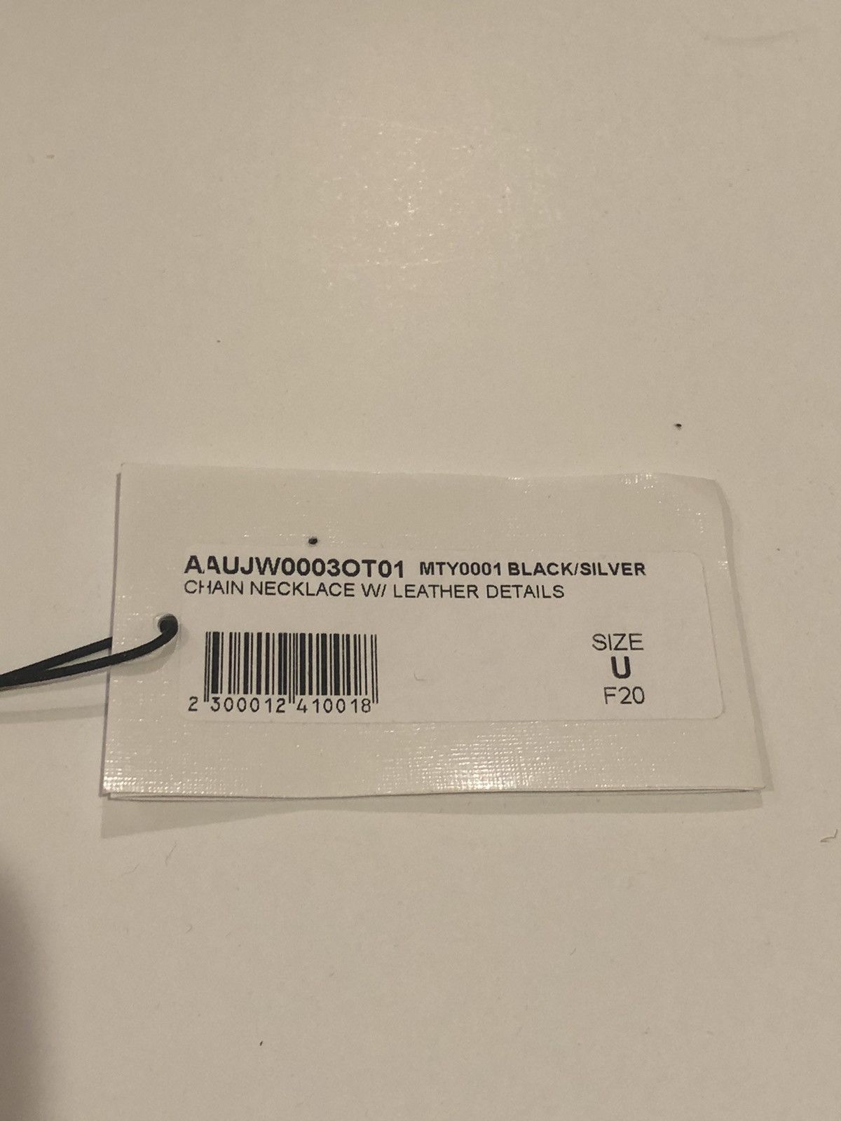 1017 ALYX 9SM 1017 ALYX 9SM Silver Chain Necklace Size ONE SIZE - 3 Thumbnail