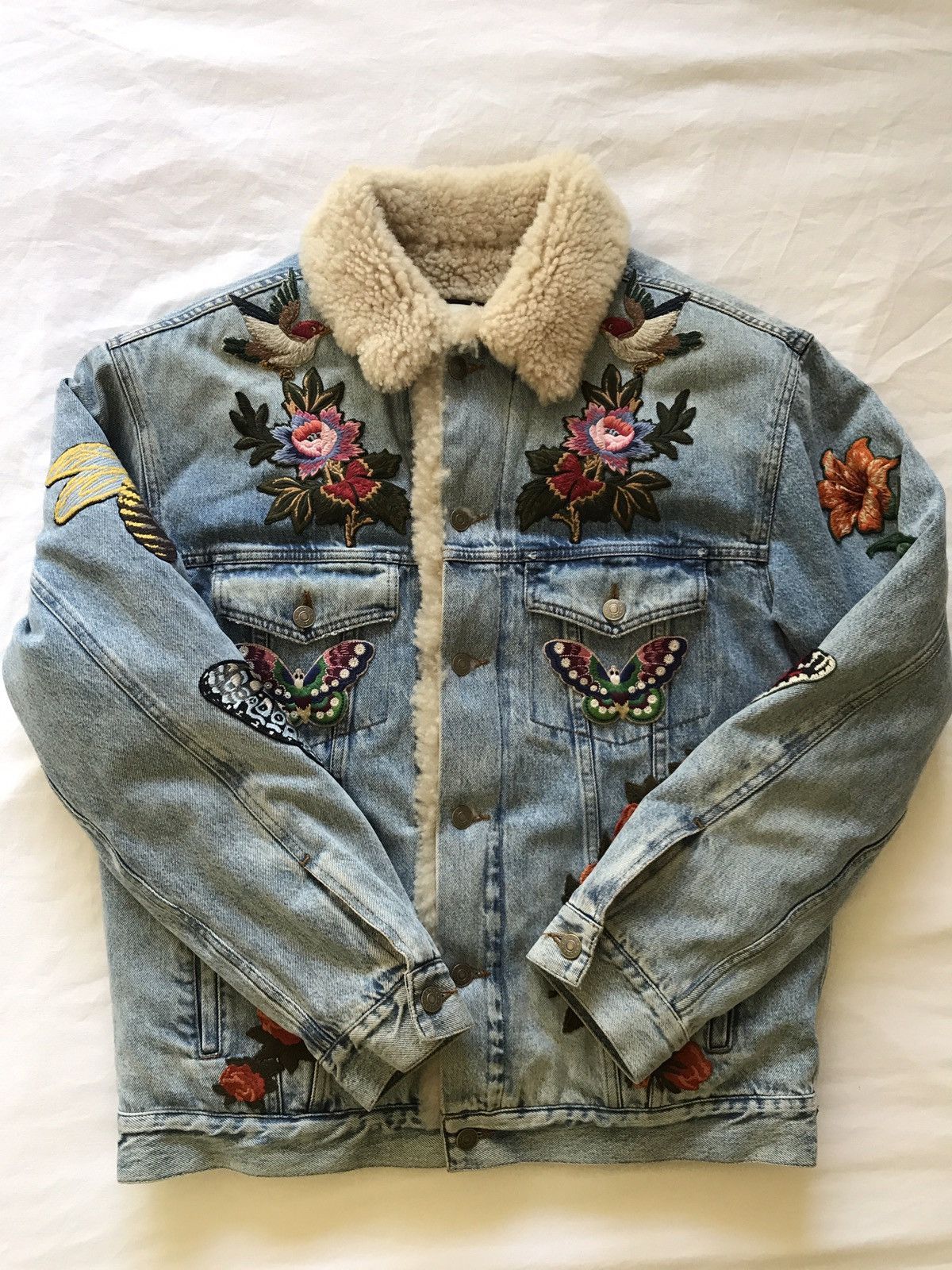 Gucci embroidered jacket clearance