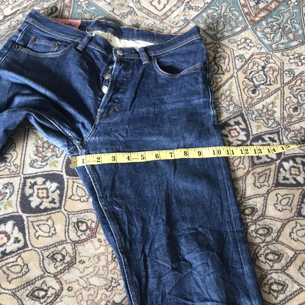 Acne Studios Acne Studios Denim River Indigo 300176-145 Size US 31 - 23 Thumbnail