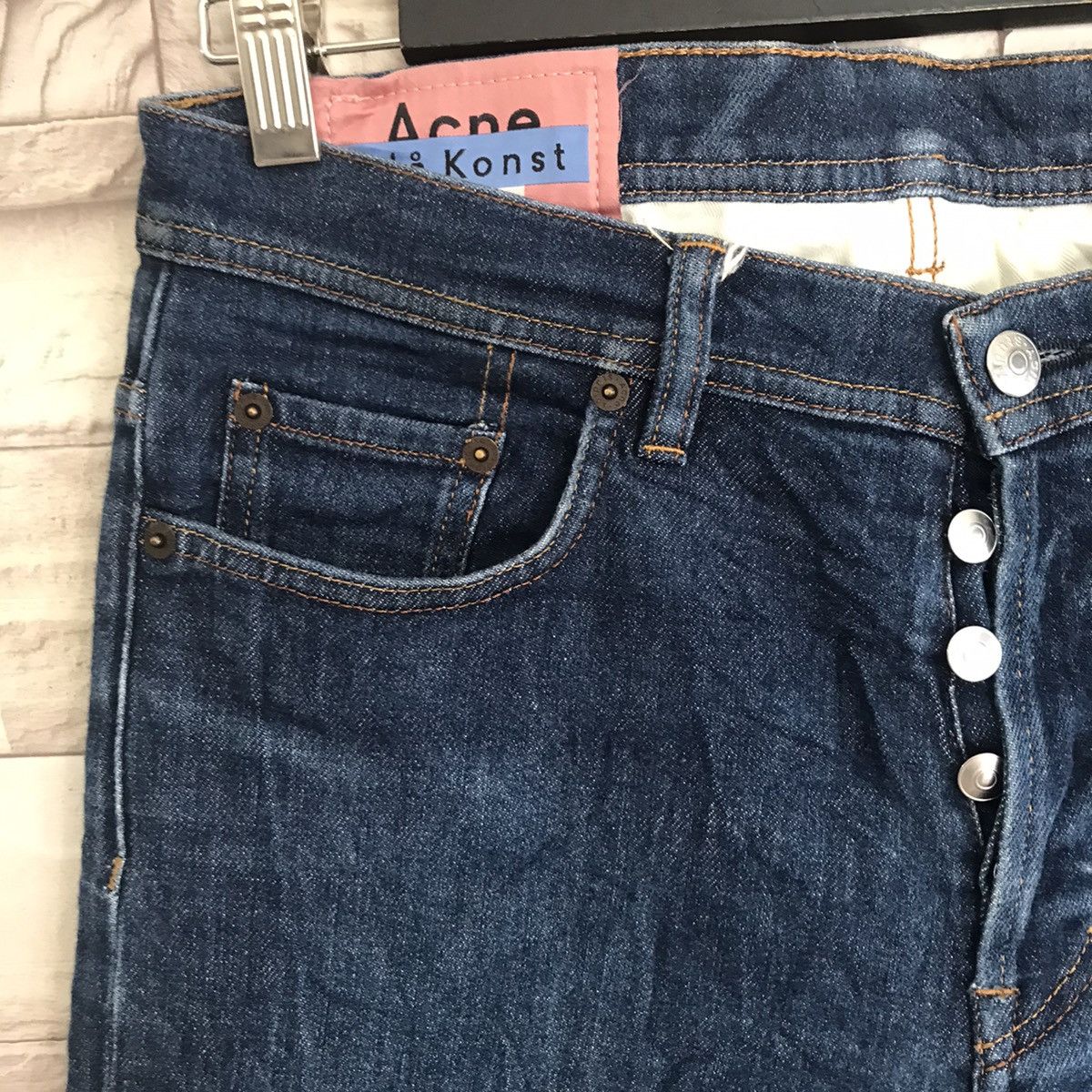 Acne Studios Acne Studios Denim River Indigo 300176-145 Size US 31 - 5 Thumbnail