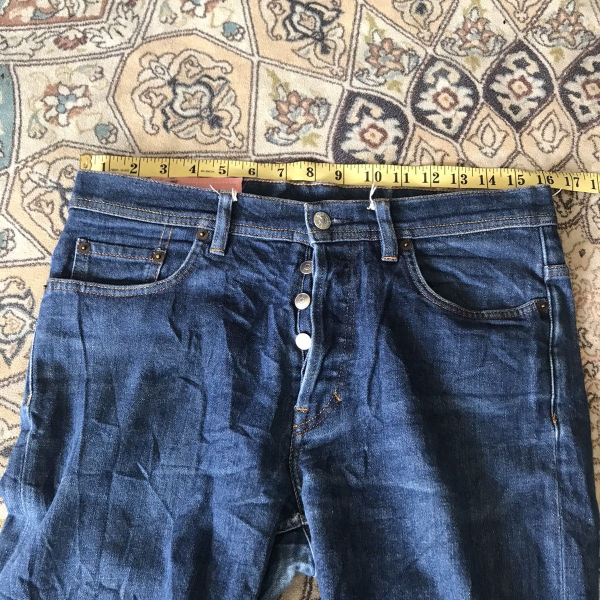 Acne Studios Acne Studios Denim River Indigo 300176-145 Size US 31 - 20 Thumbnail