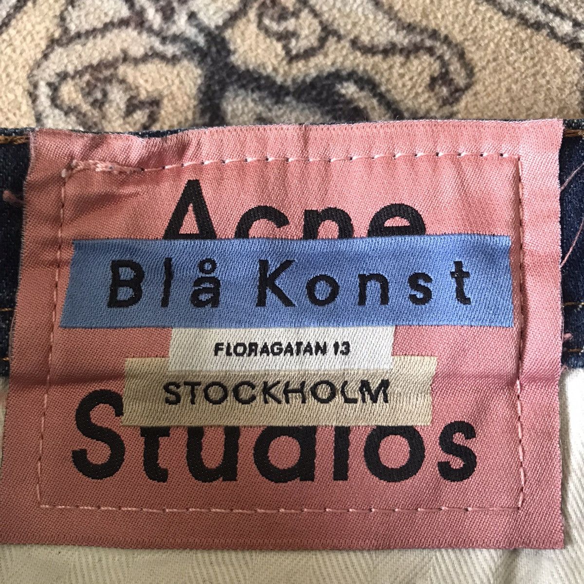 Acne Studios Acne Studios Denim River Indigo 300176-145 Size US 31 - 16 Thumbnail